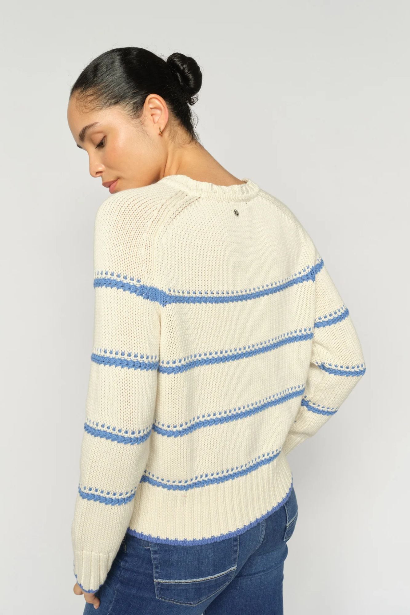 Rola Bine Stripe Crewneck Knit