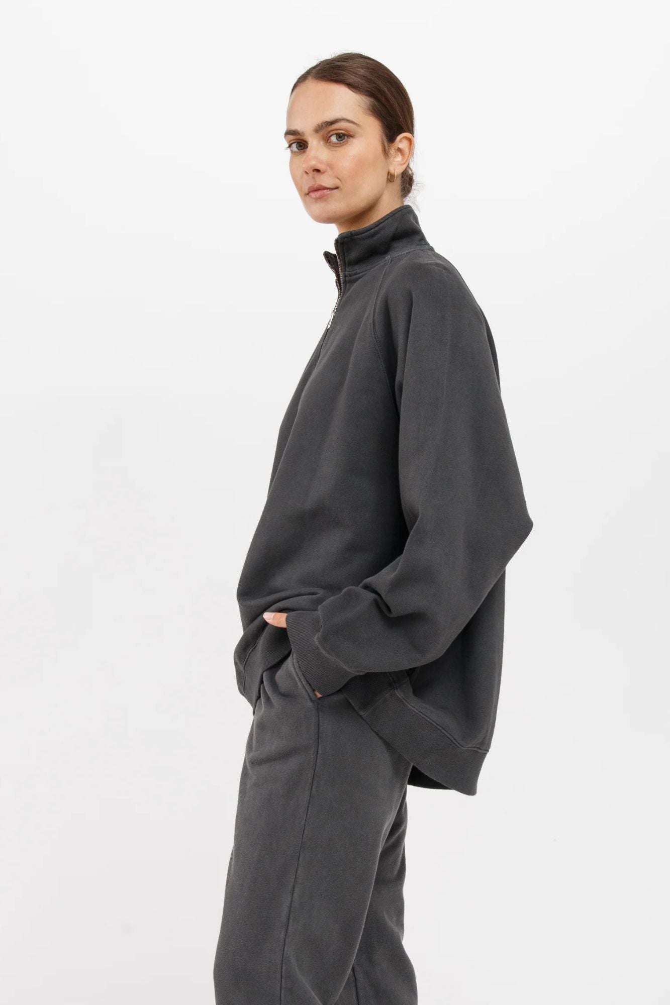 Not Your Boyfriend's Half Zip Hoodie
