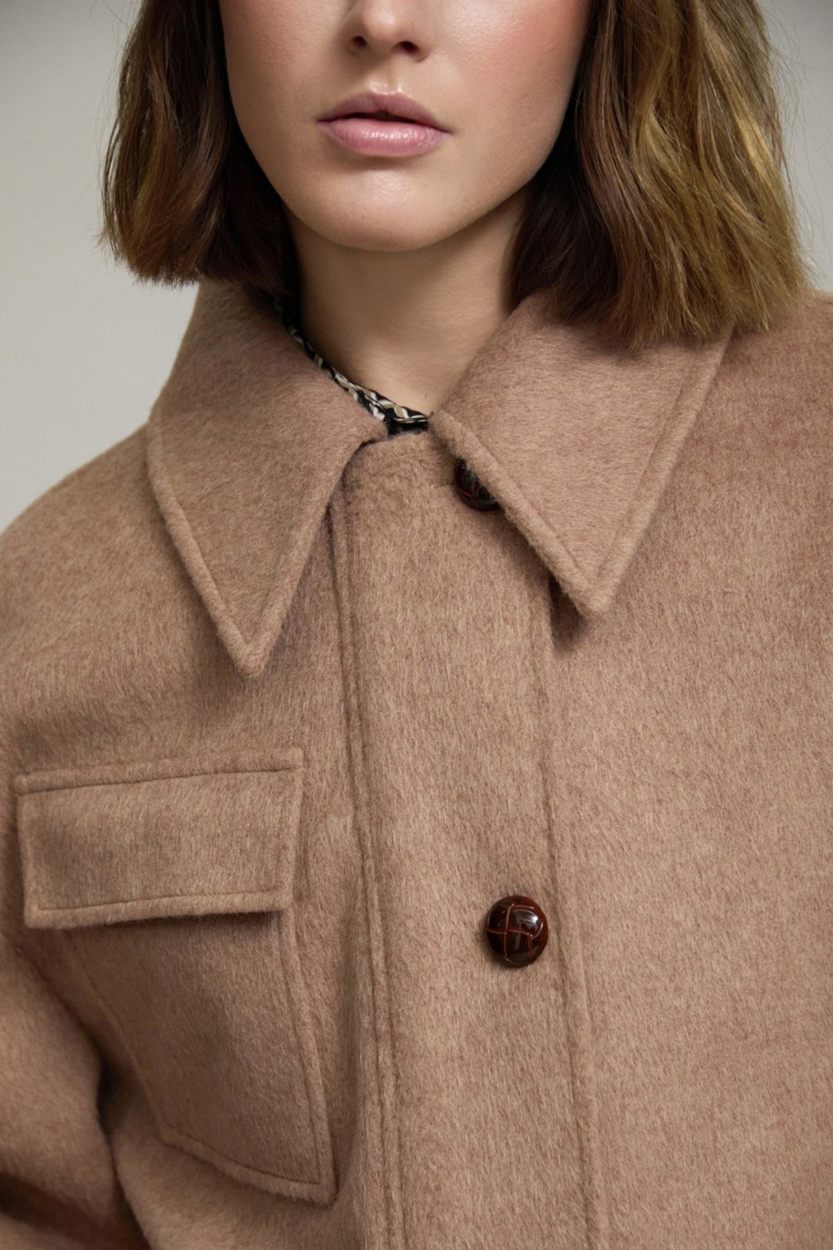 Wool Overshirt Jacket