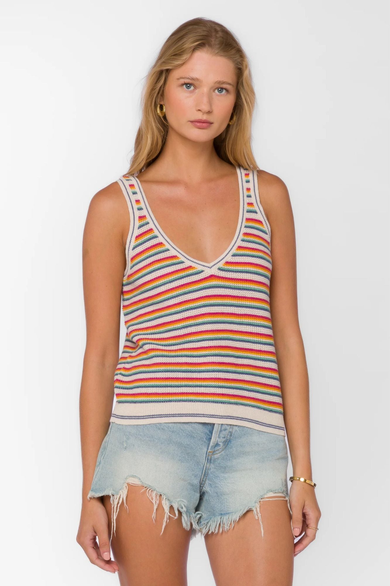 Nadia Sunny Stripe Tank