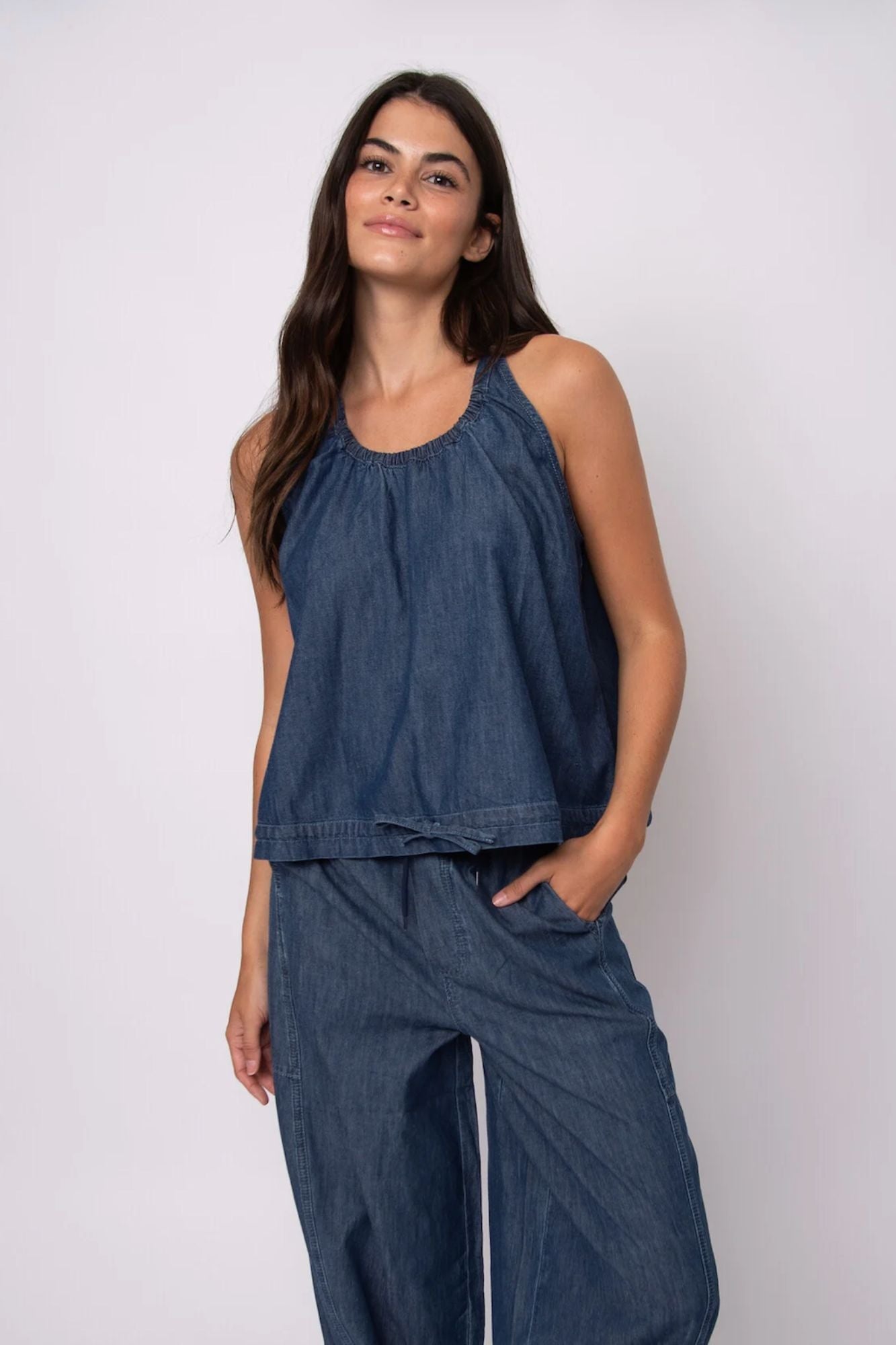 Karen Light Weight Denim Top