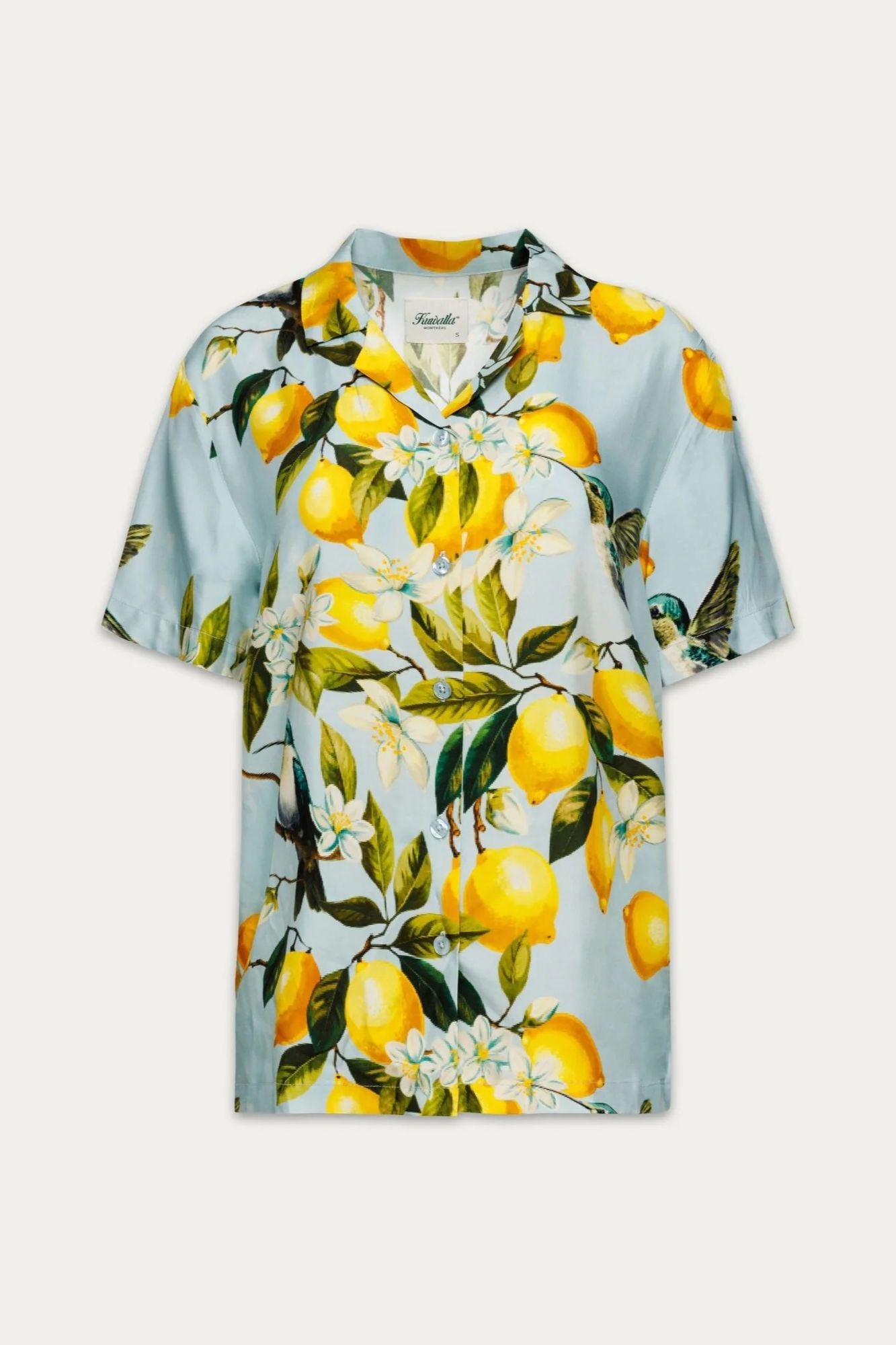 Lemon Hummingbird Beach Shirt