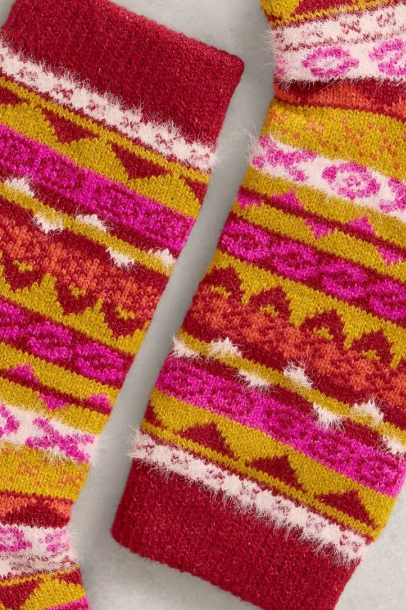 Pop Fairisle Cabin Sock