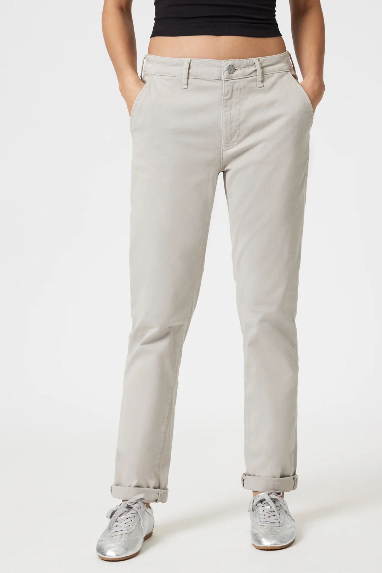 Kathleen Slim Boyfriend Chino Pants