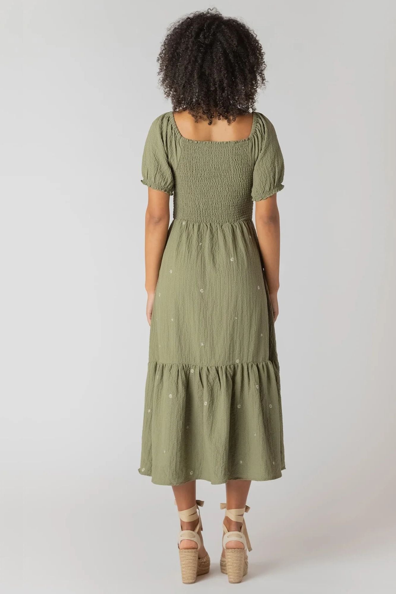Smocked Tiered Maxi Dress