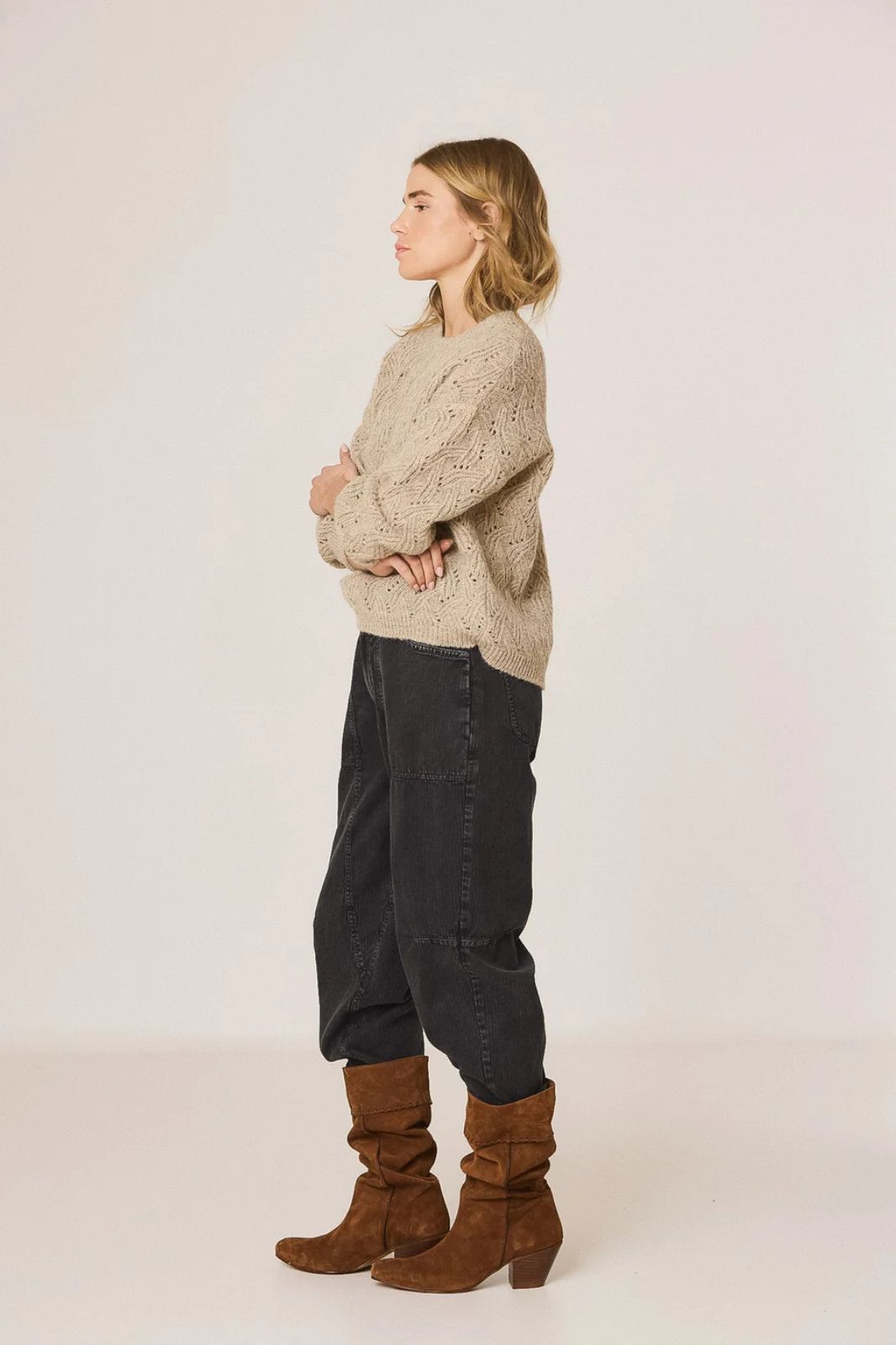 Decorative Sweater with Alpaca
