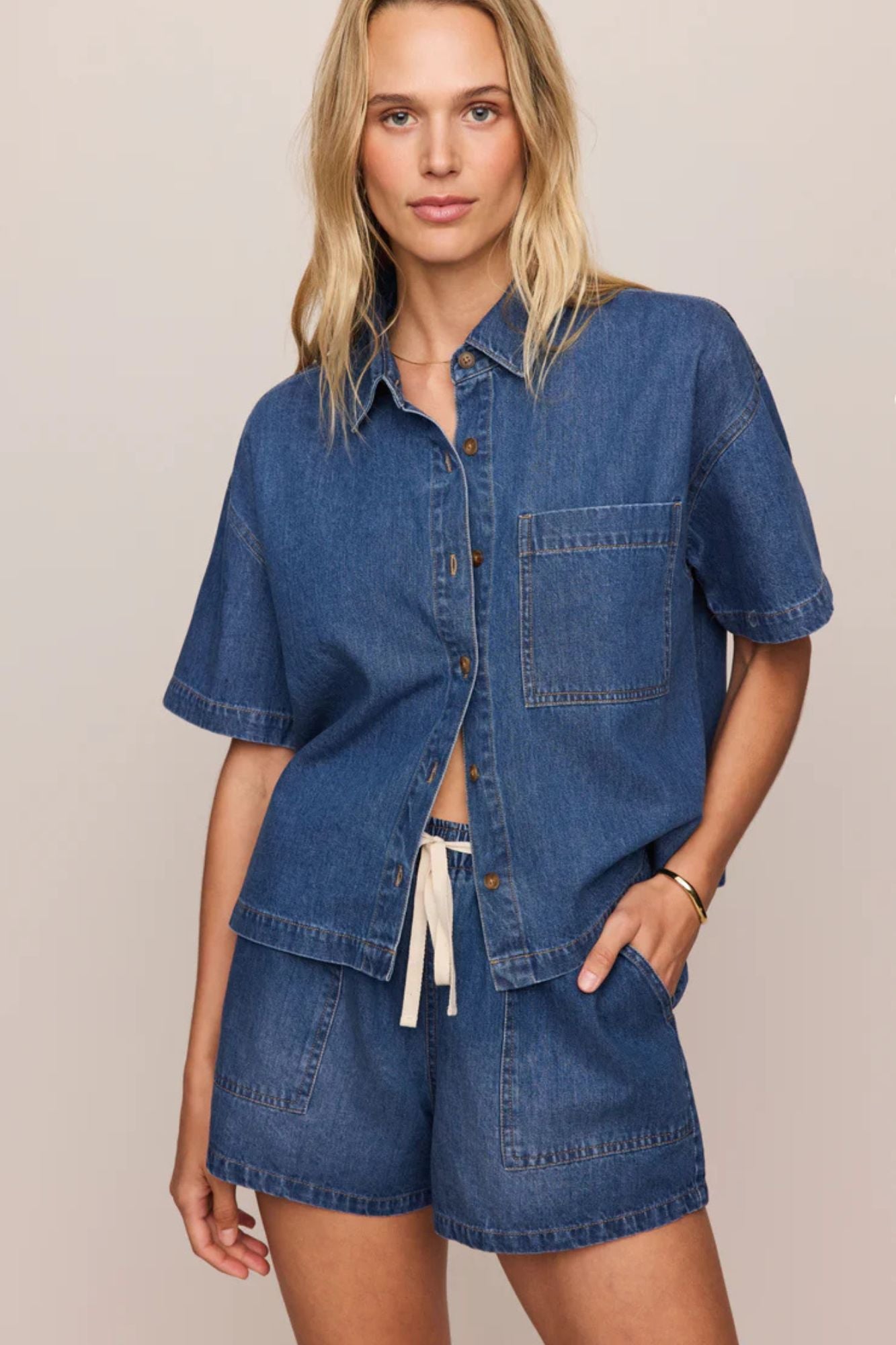 Daycation Denim Utility Short