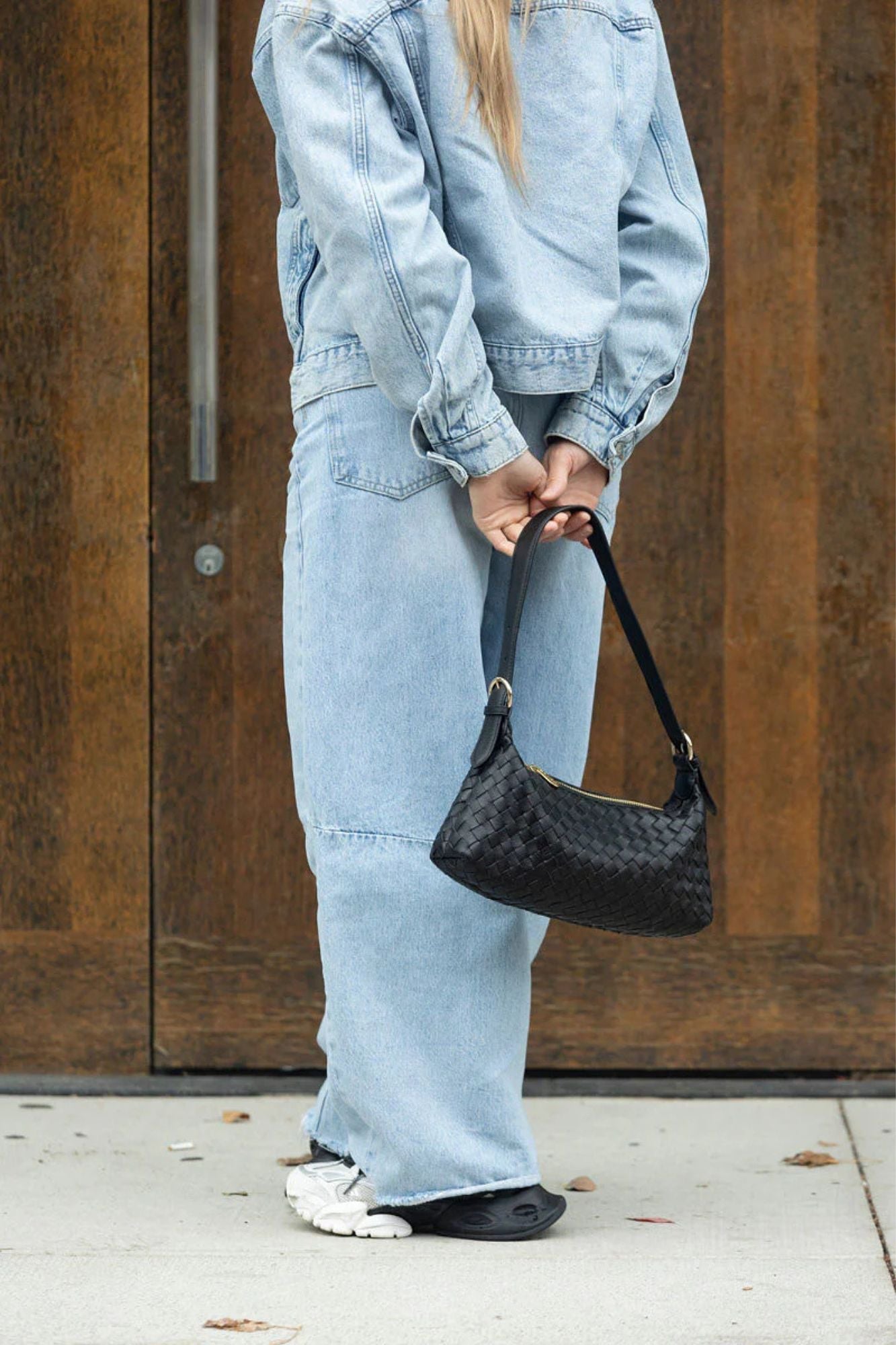 Rhea Woven Shoulder Bag