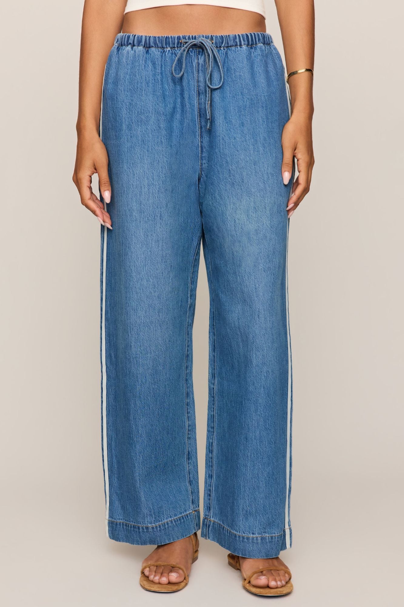 Sideline Denim Track Pant