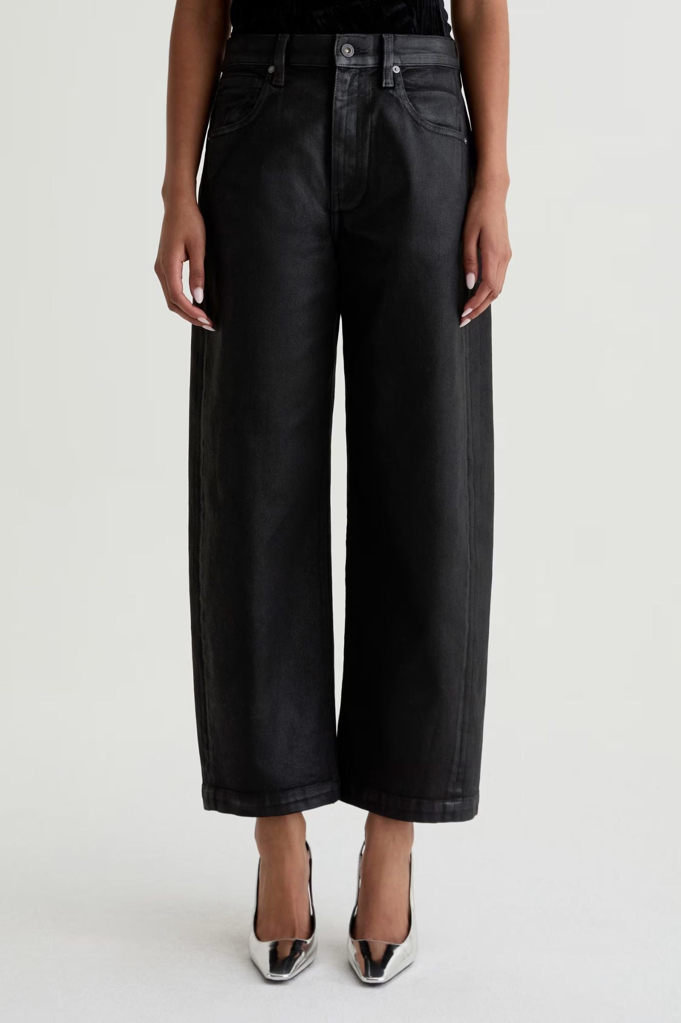 Hattie Crop High-Rise Barrel