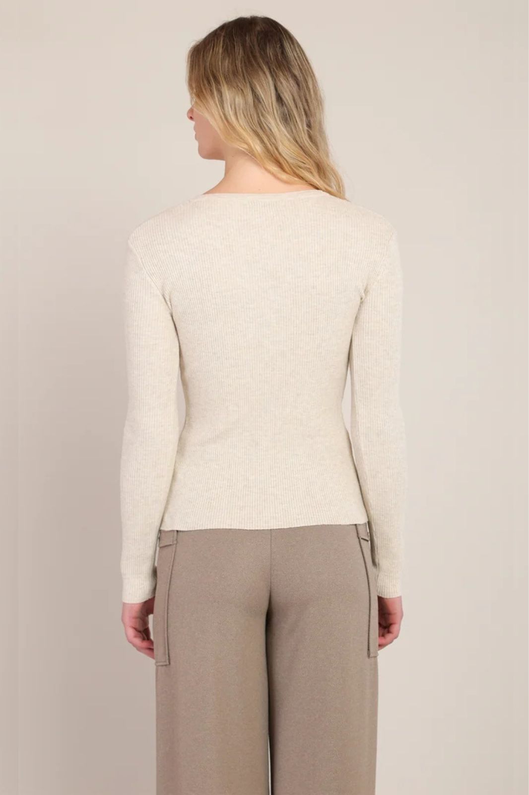 Ribbed Sweater Top