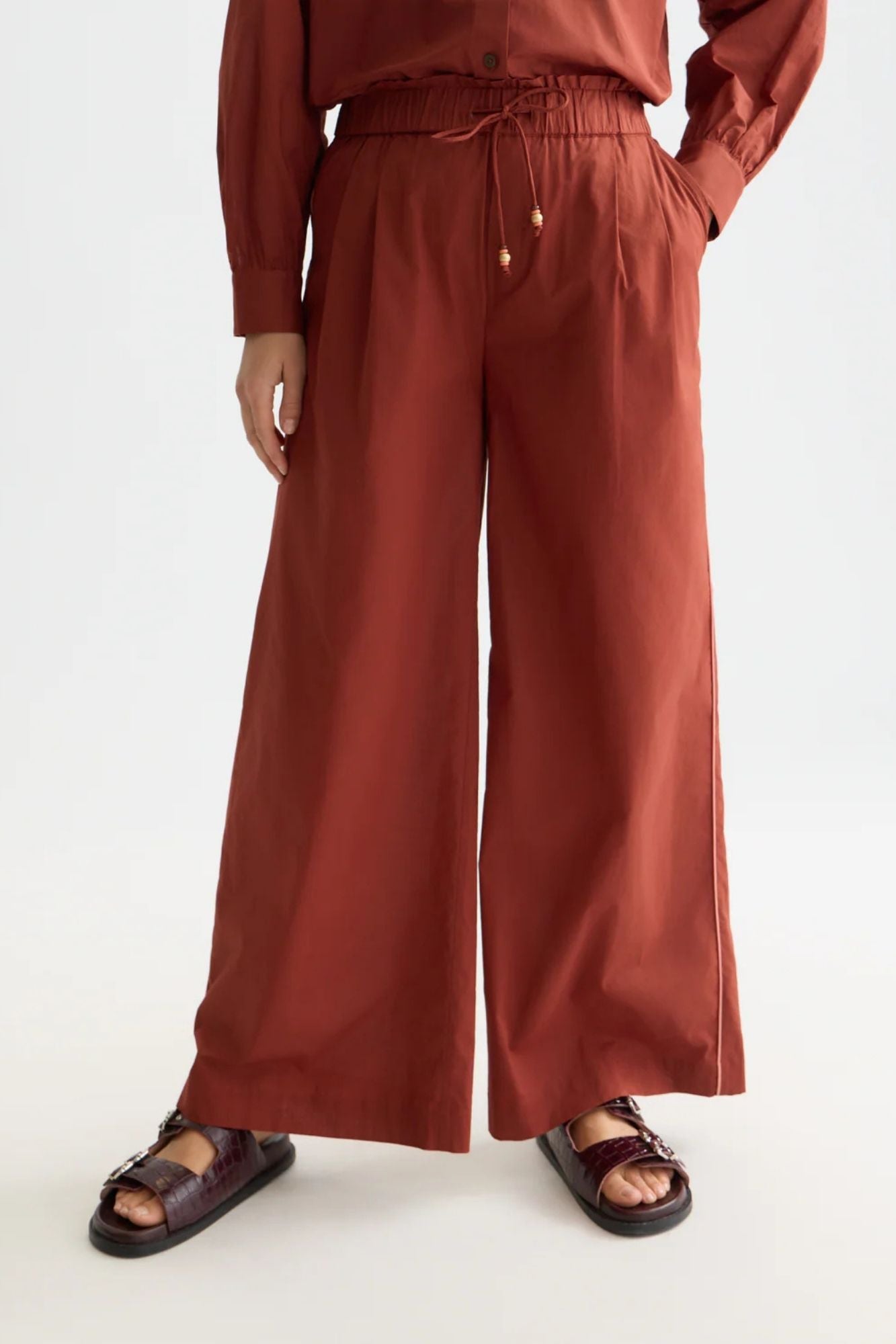 Cotton Voile Pull On Beach Pants