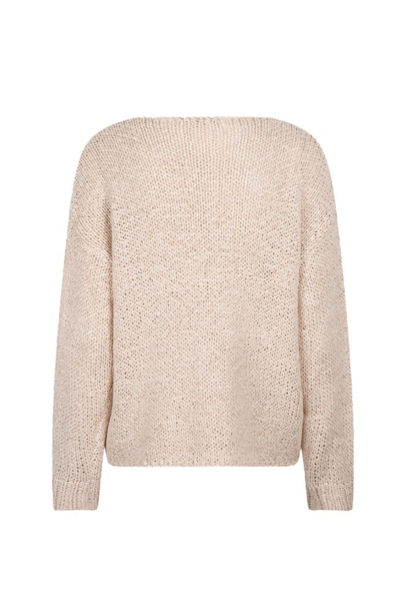 Sweater V Neck Tape Yarn