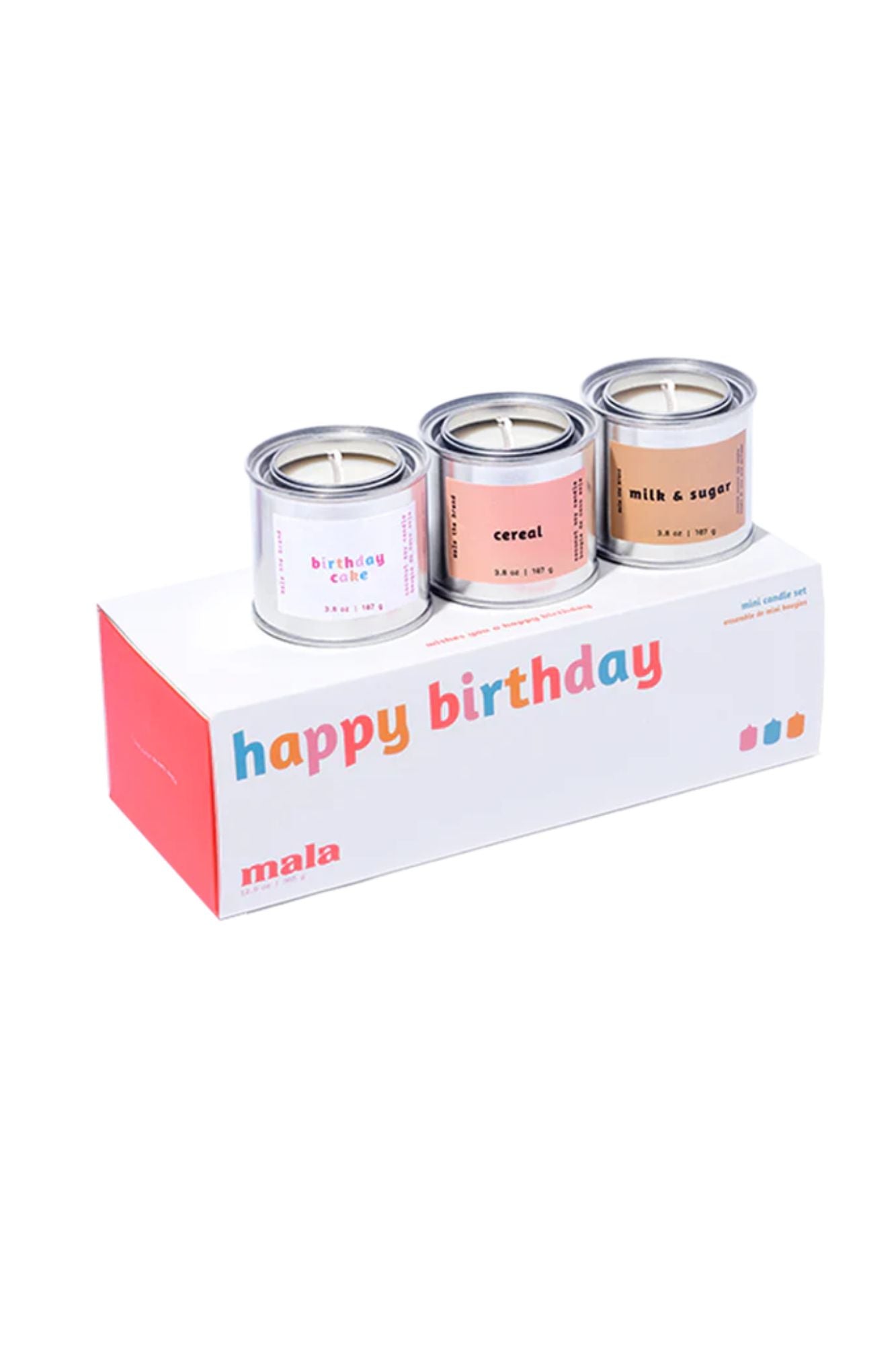 Happy Birthday Mini Candle Set