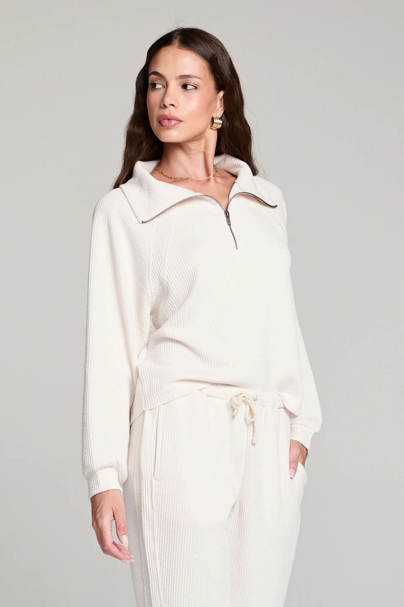 Half Zip Raglan Pullover
