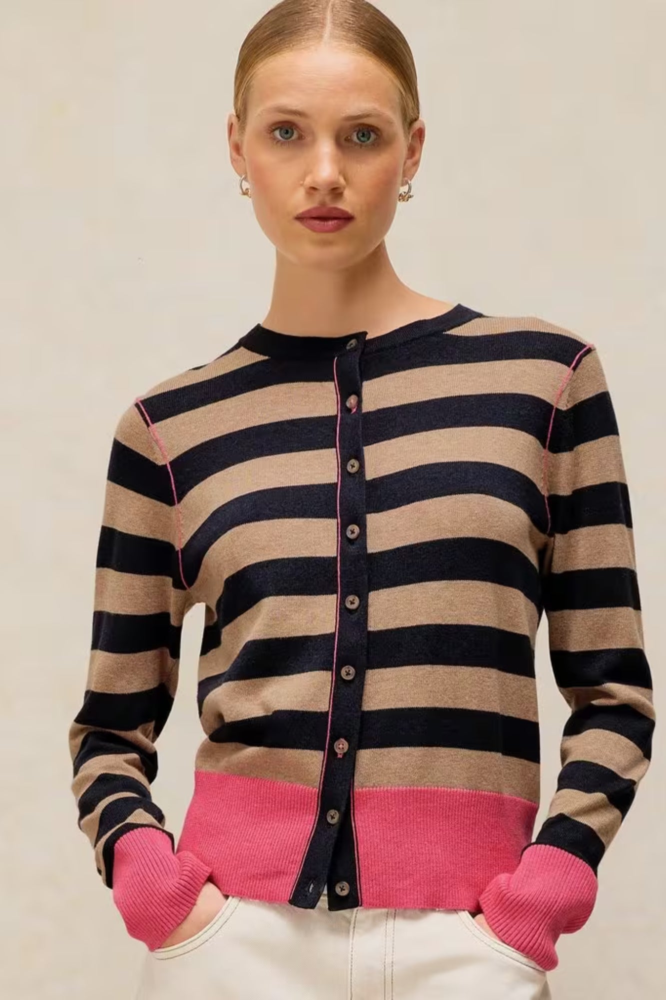 Lois Stripe Cardi