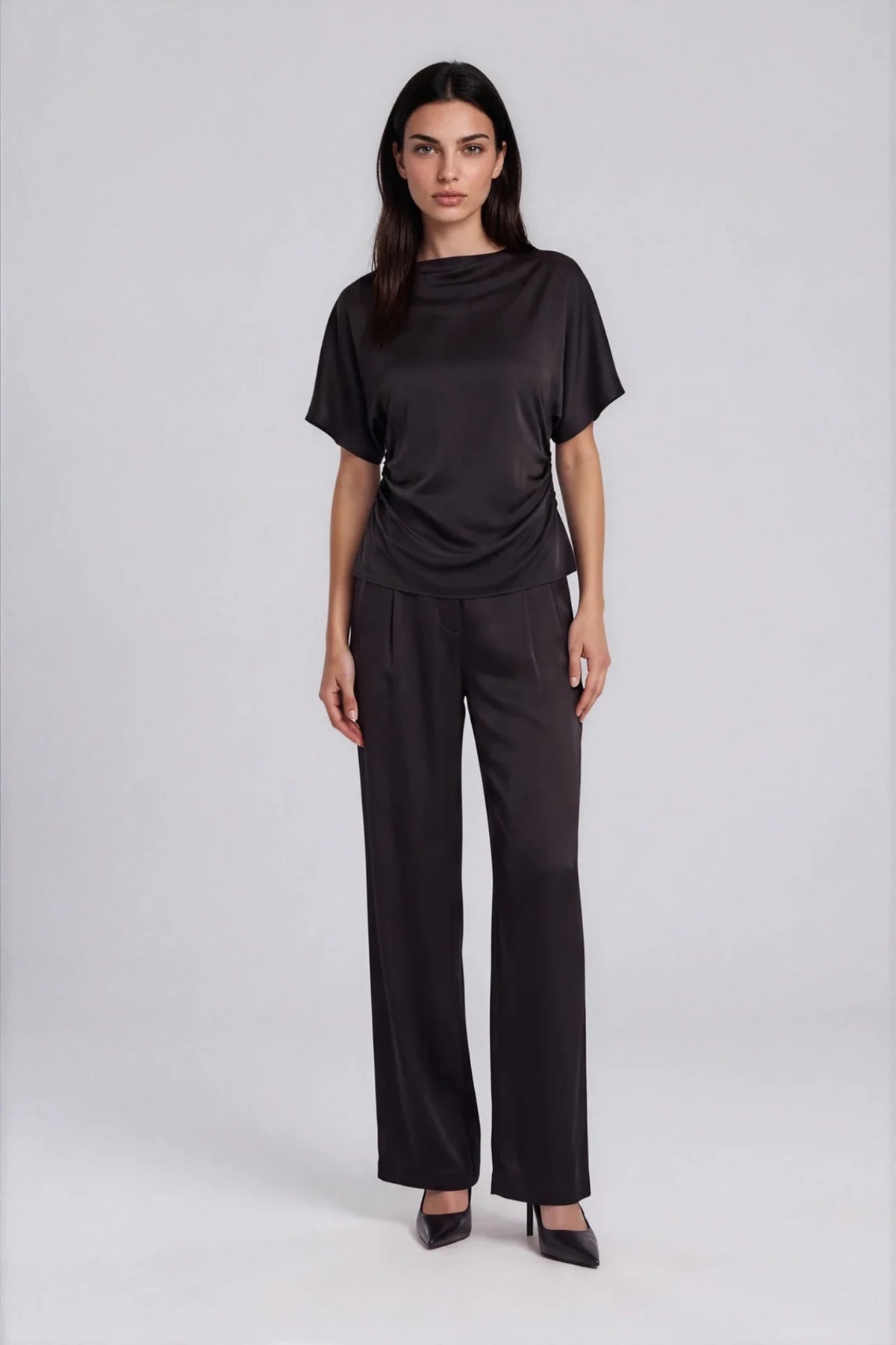 Black Tie Affair Cinched Top