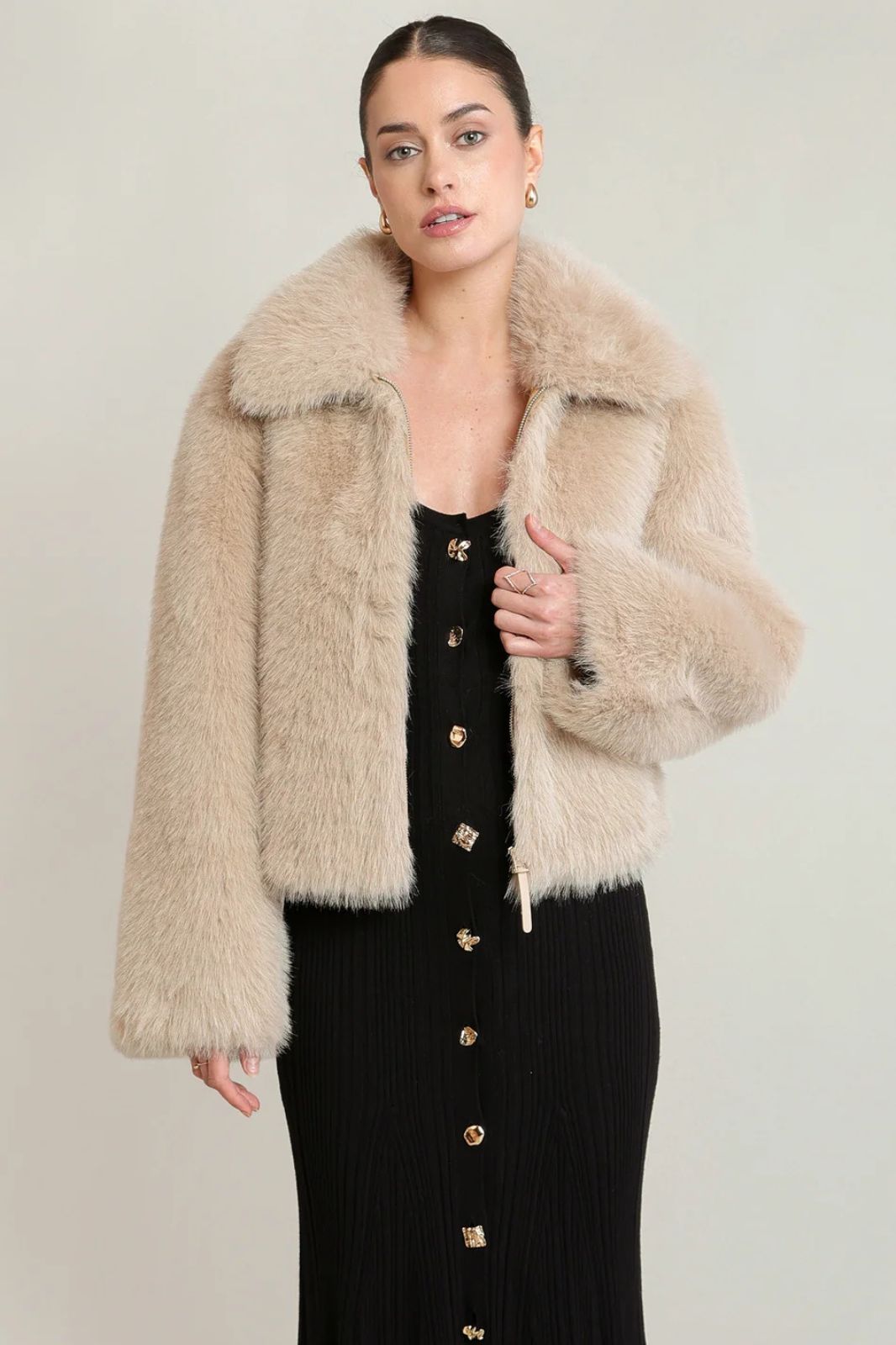 Faux Fur Jacket