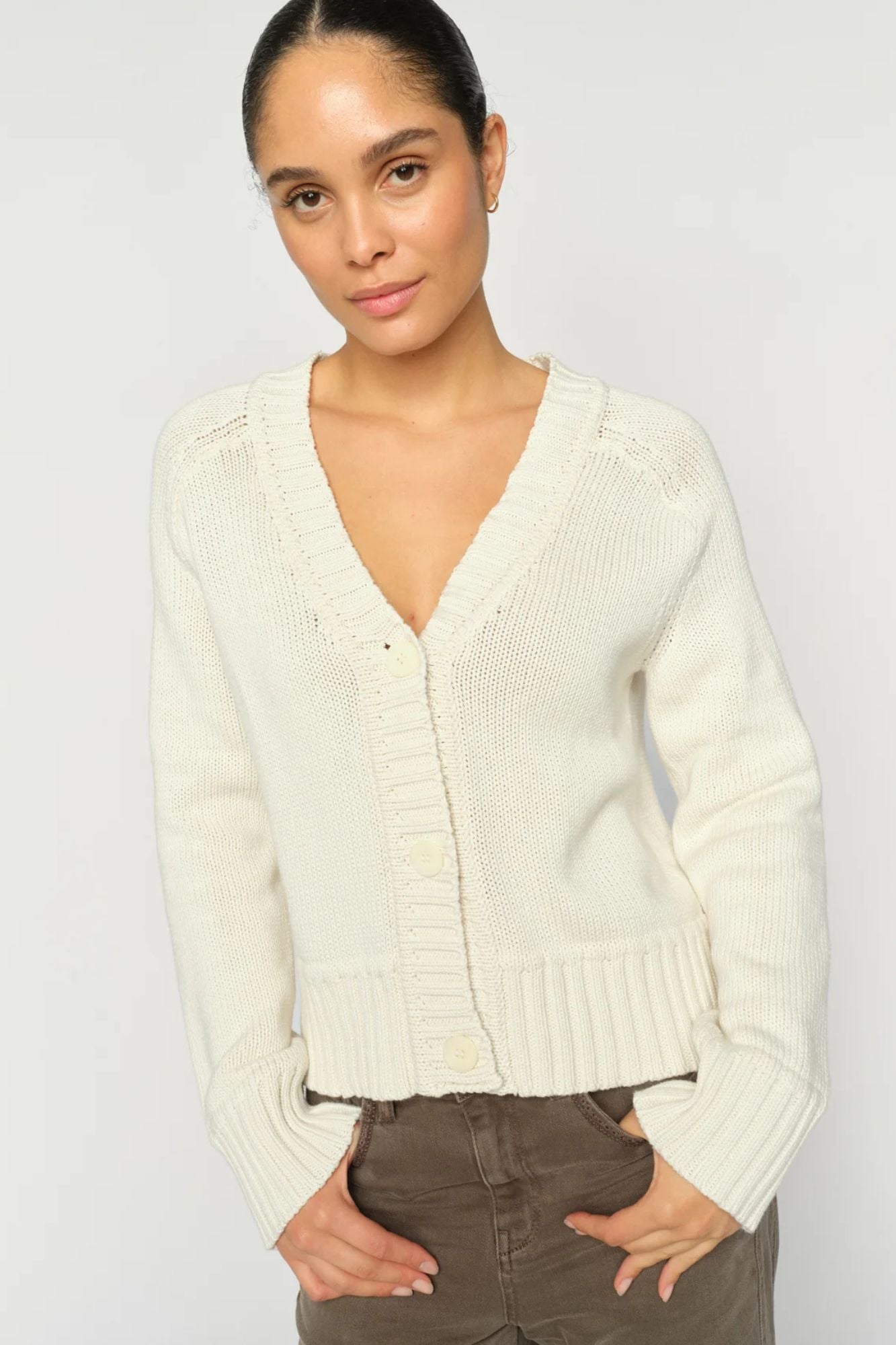 Rola Bine V-Neck Knit Cardigan
