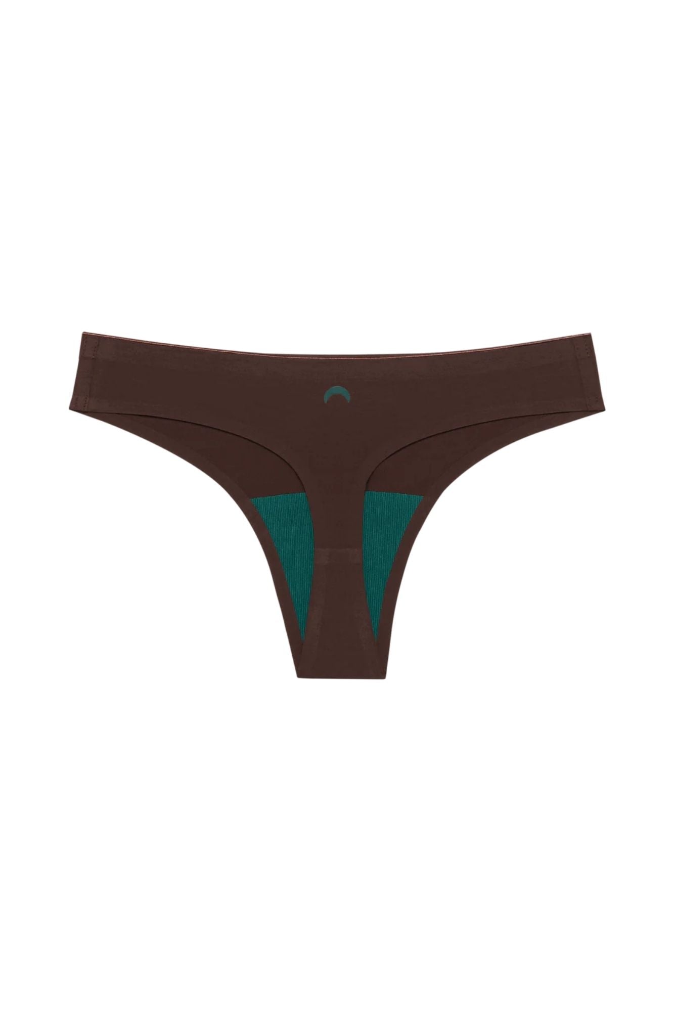 Seamless Low-Mid Rise Mineral Thong I Brown