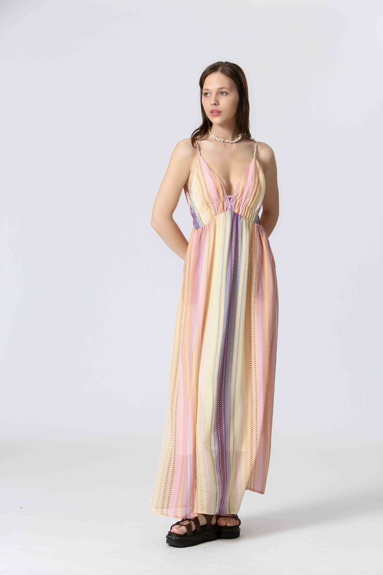 Long Printed Dress