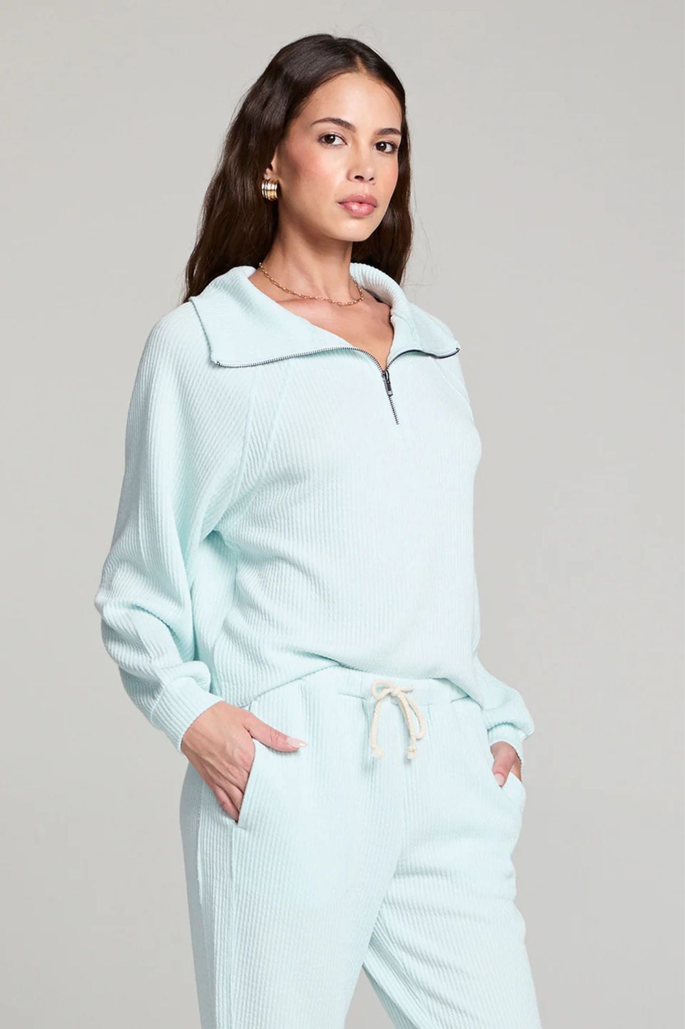 Half Zip Raglan Pullover