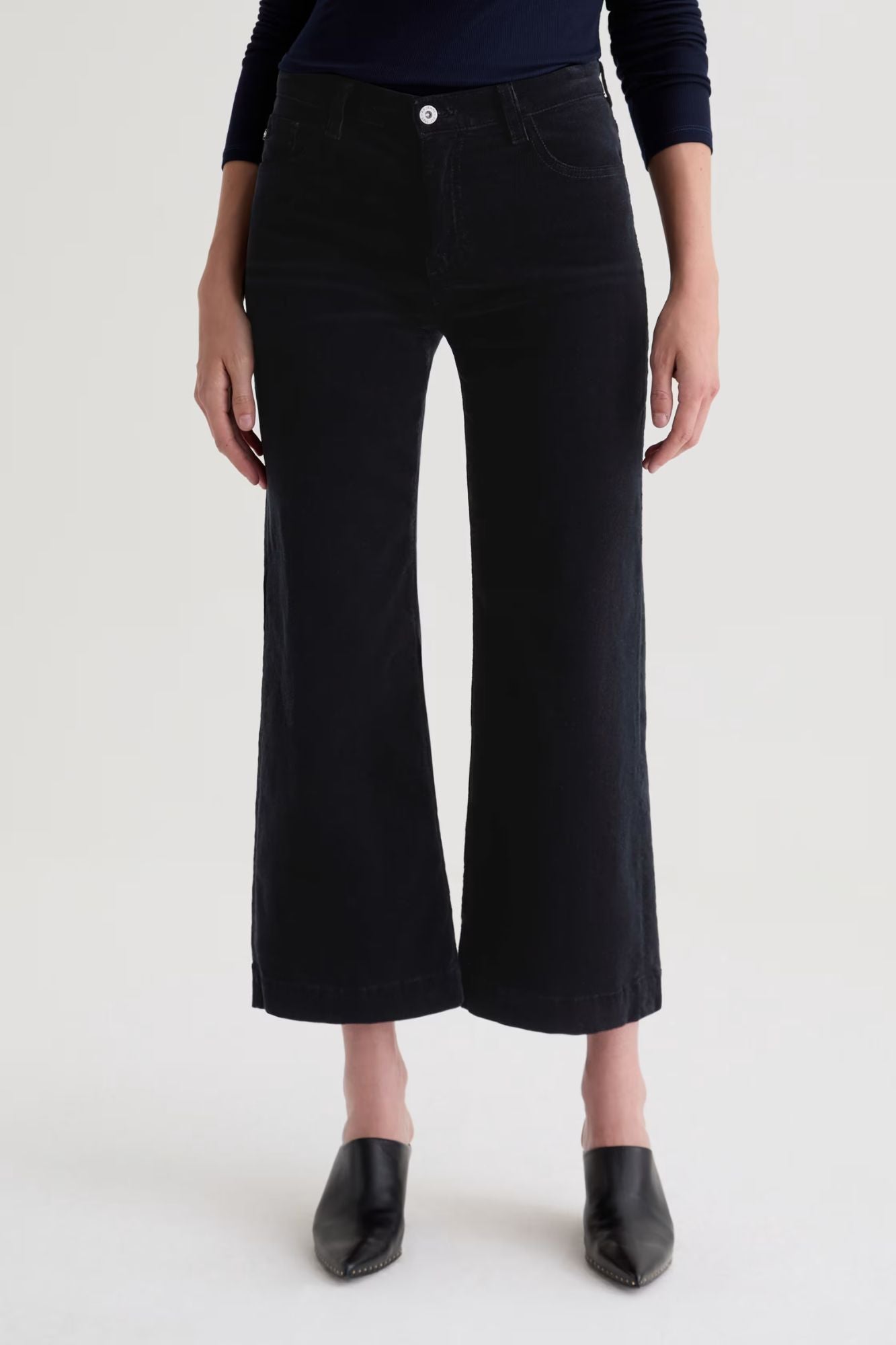 Saige Wide Leg Crop Cordouroy