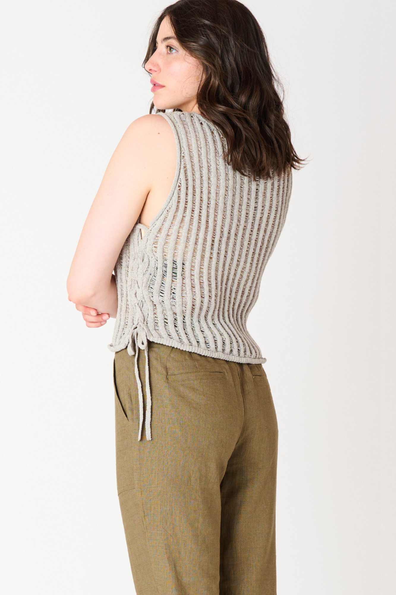 Open Stitch Tank