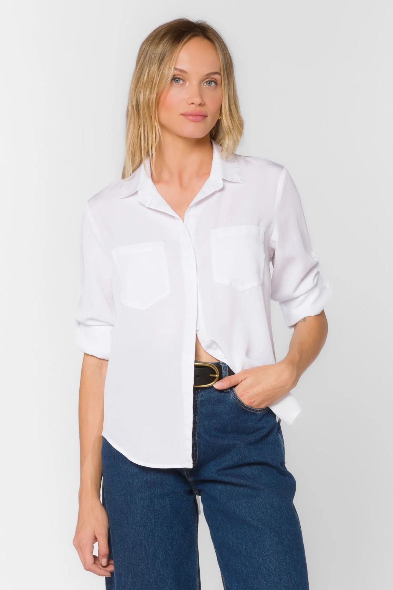 Riley Roll Tab Sleeve Shirt