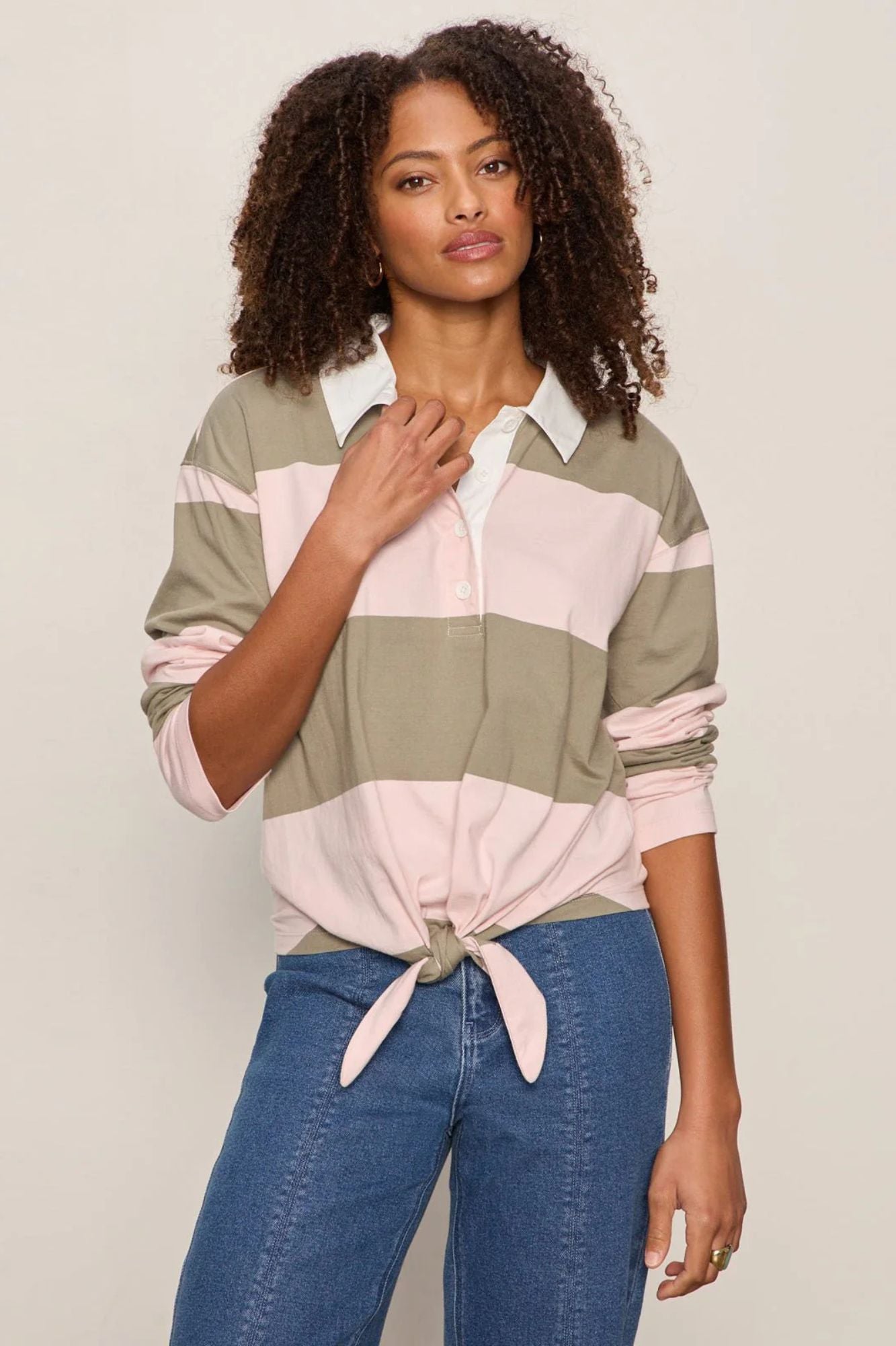 Rugby Tie Front Tee