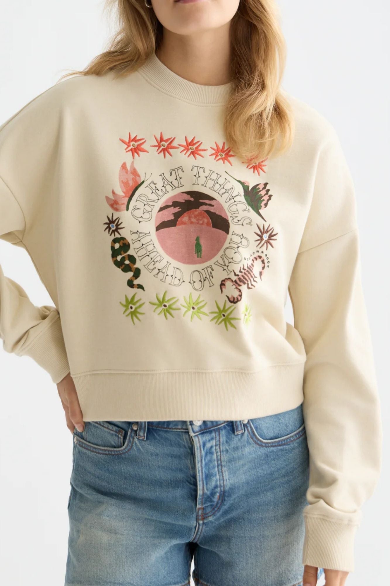 Artwork Relaxed-Fit Sweatshirt