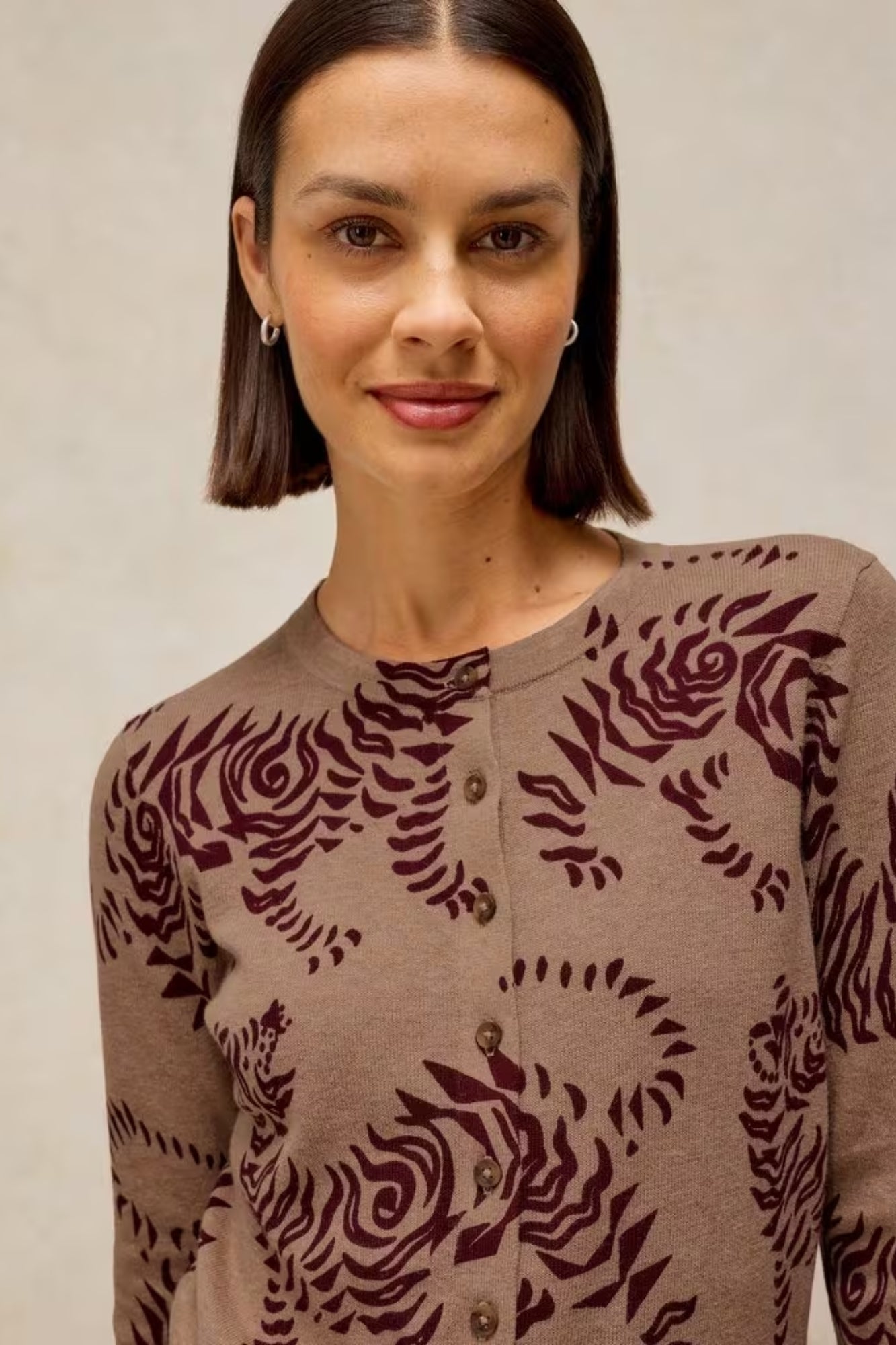 Lois Print Cardigan