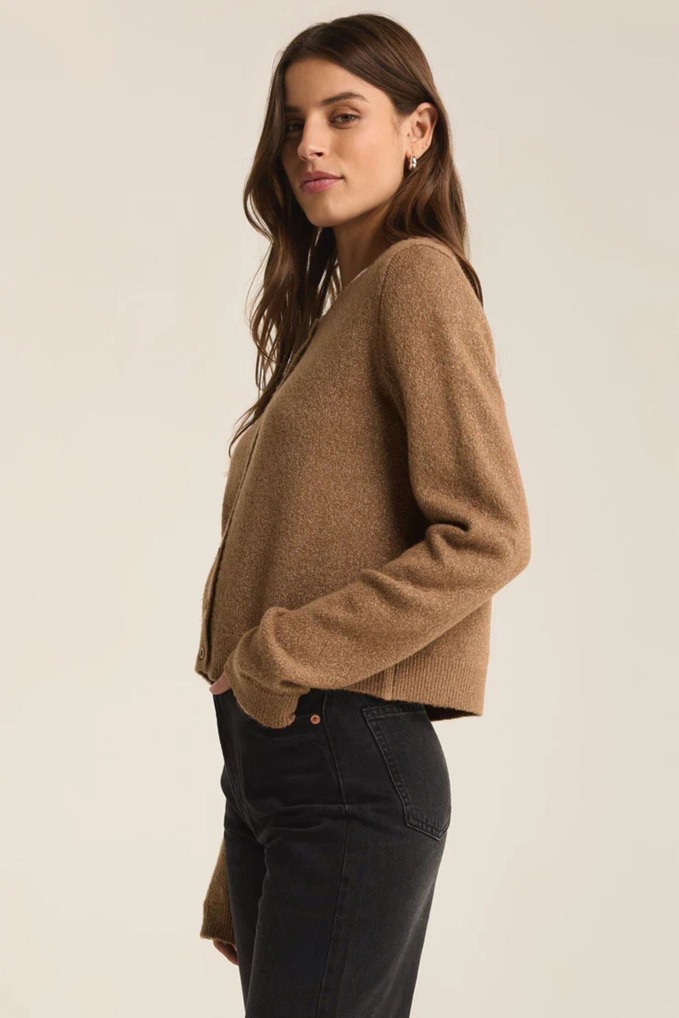 Outlook Metallic Cardigan