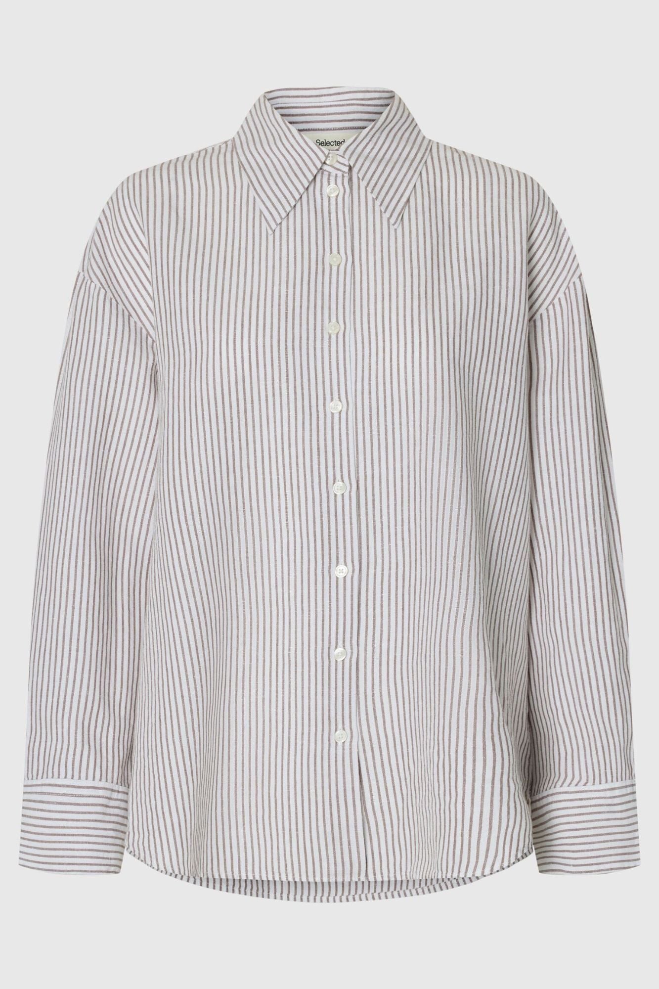 Cleo Oversized Linen Blend Shirt