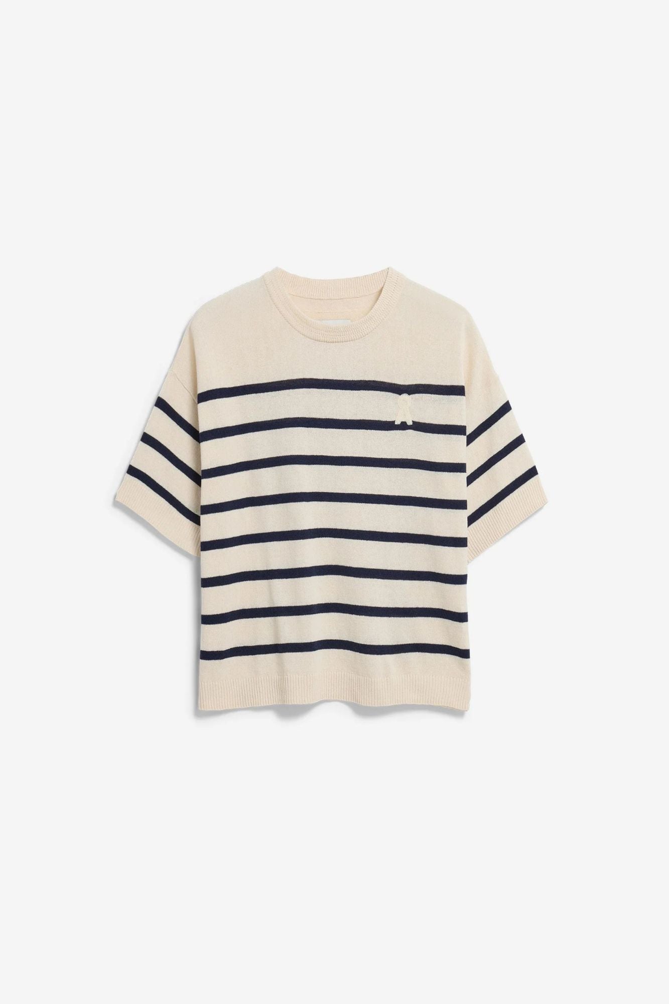 Stripe Linen Blend Sweater