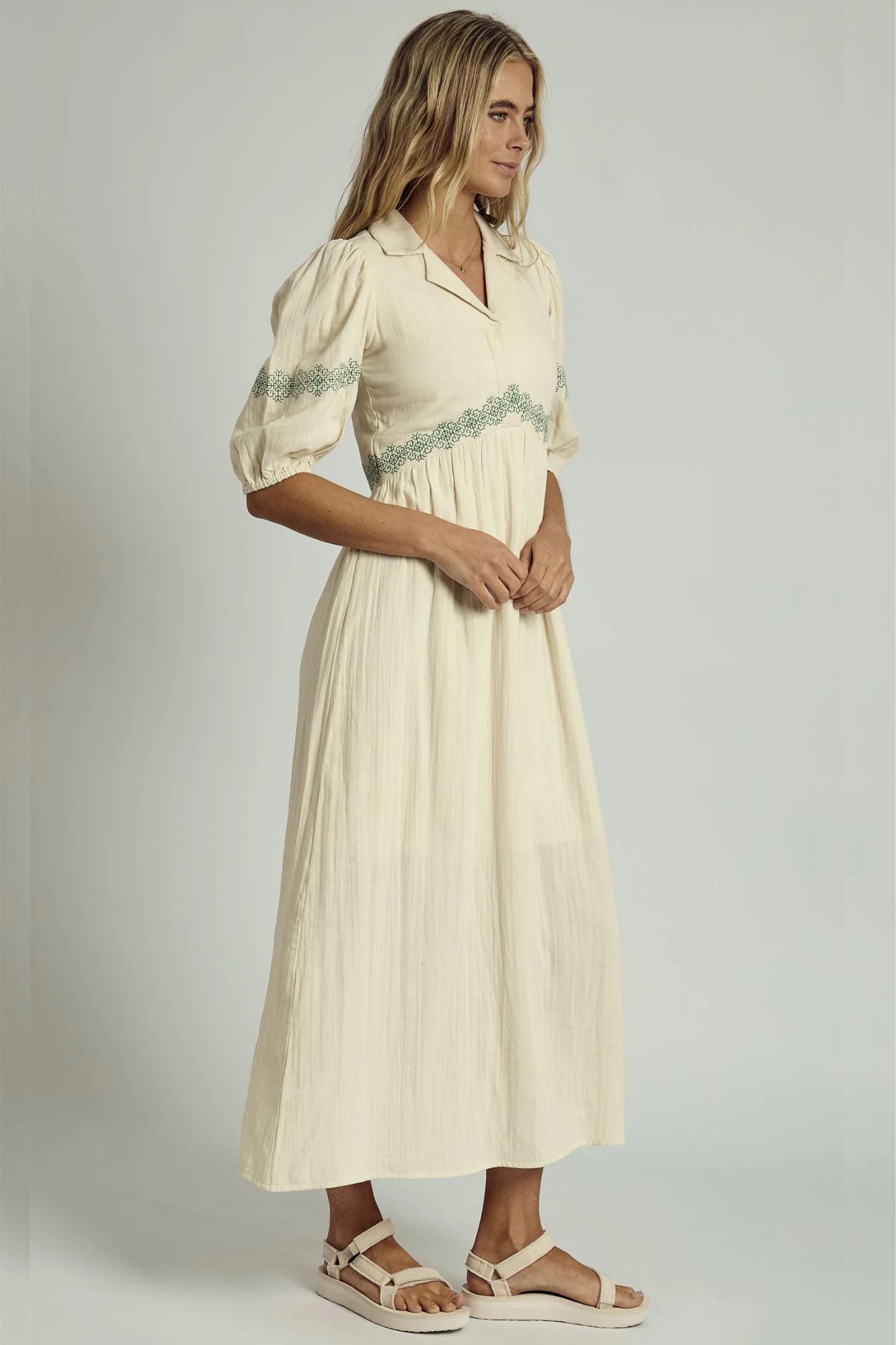 Camryn Embroidered Maxi Dress
