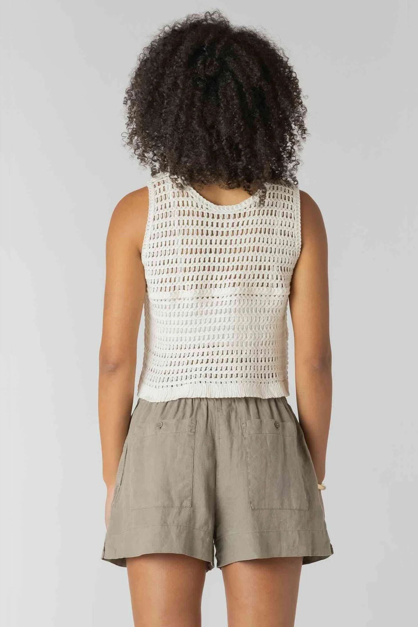 Crochet Buttoned Vest