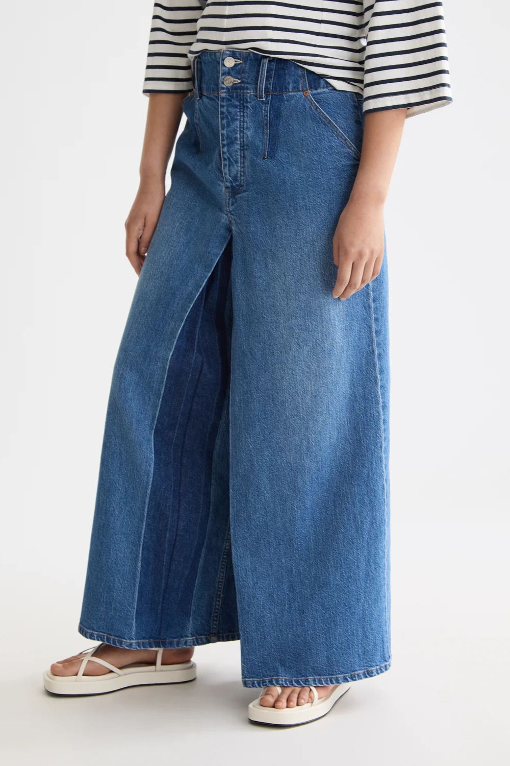 The Wave High-Rise Wide Leg Jeans