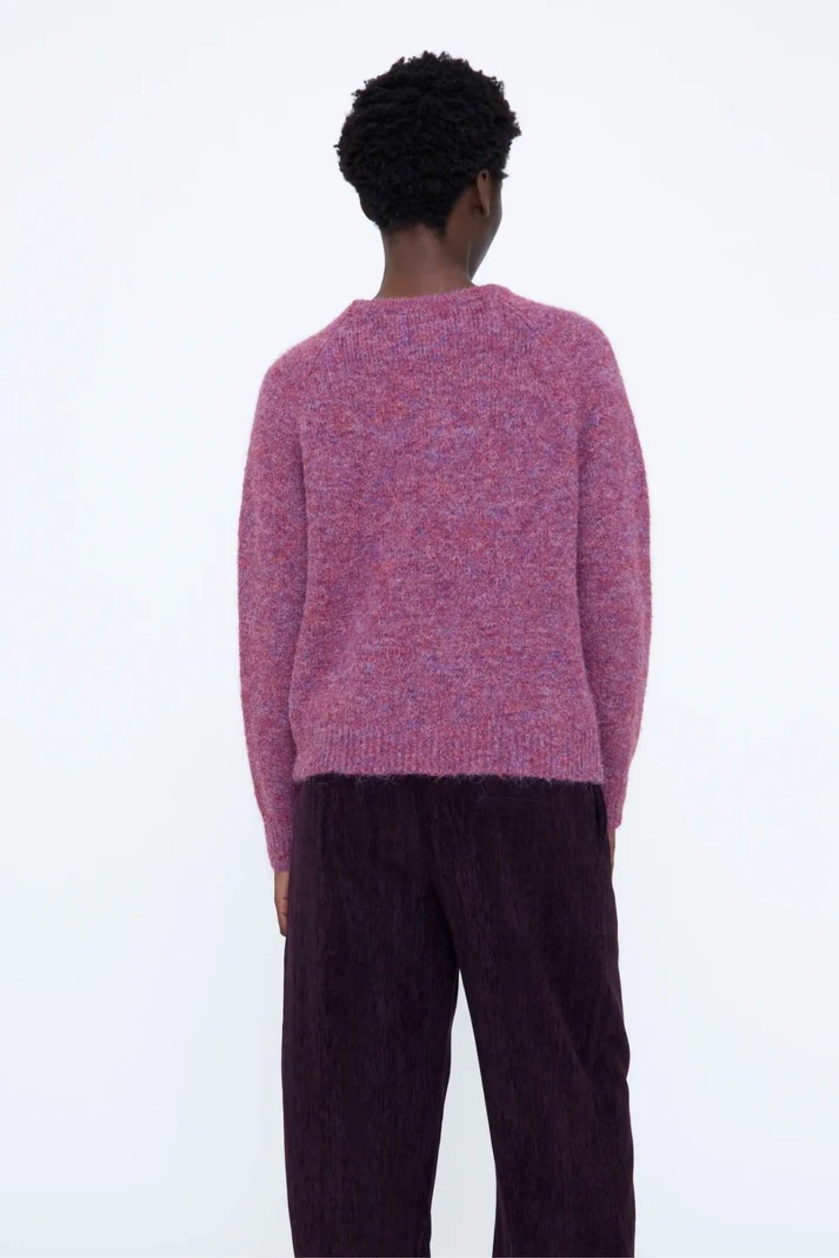 Fuchsia Wool Blend Sweater