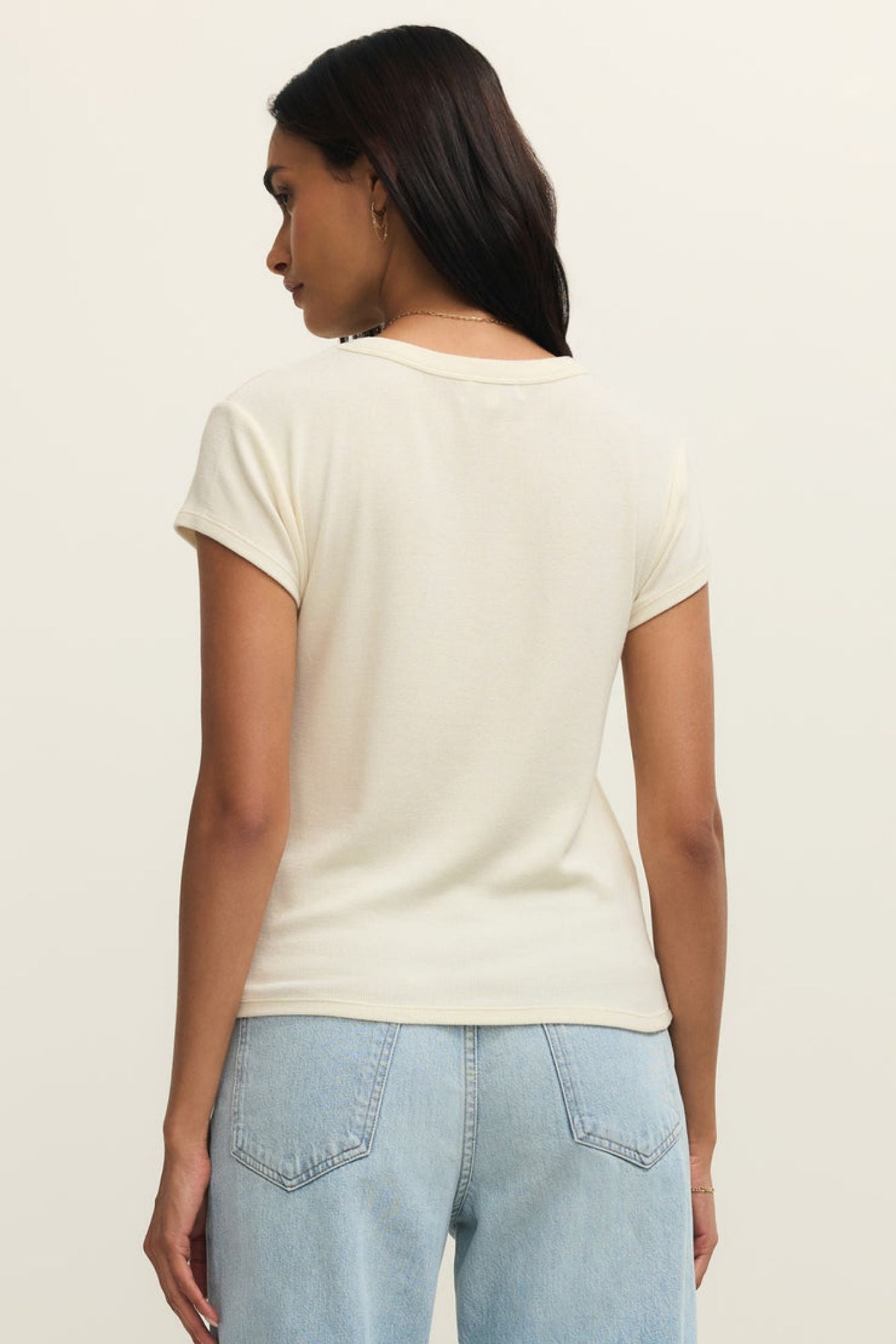Ranae Rib Short Sleeve Top
