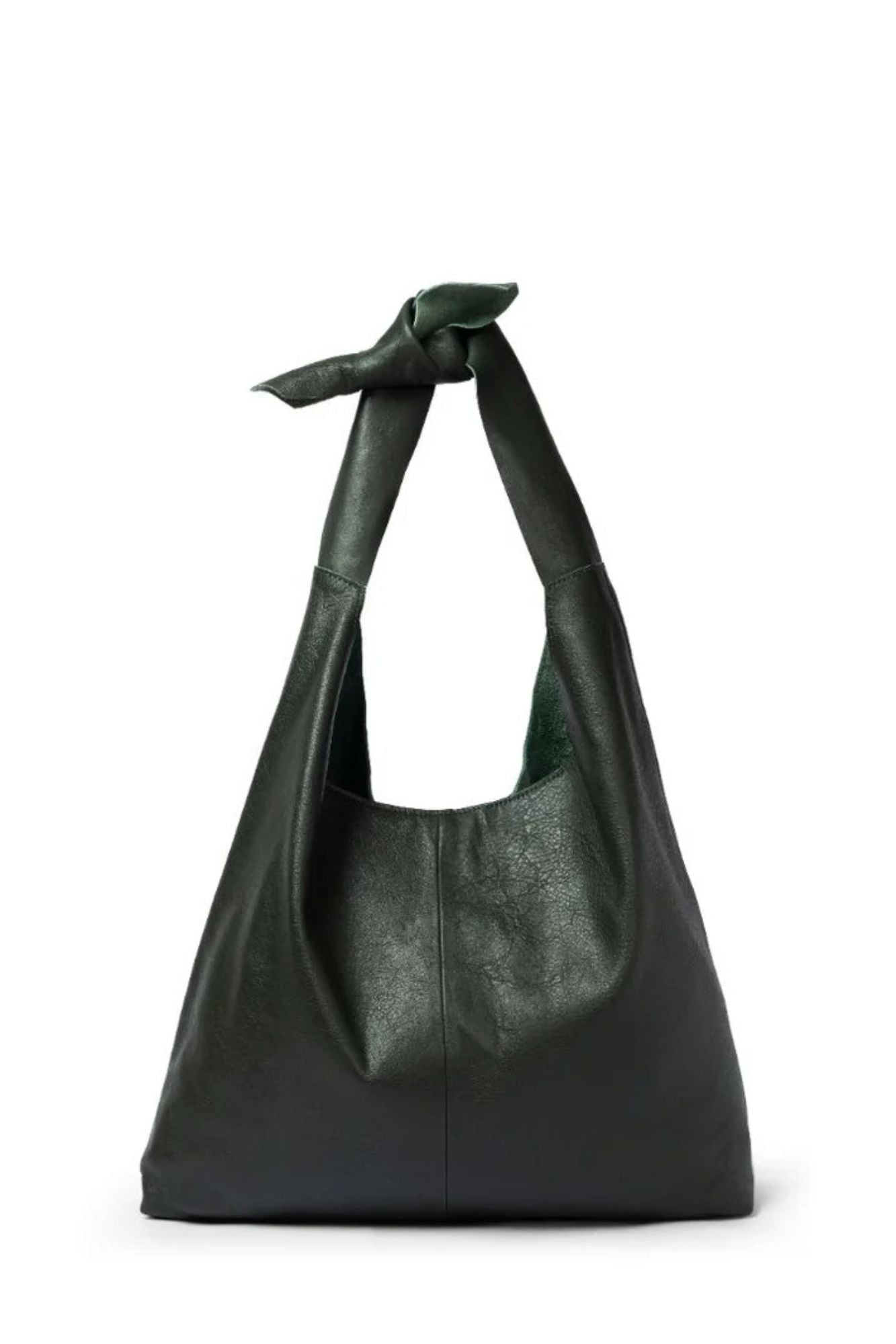 Knot Leather Shoulder Bag