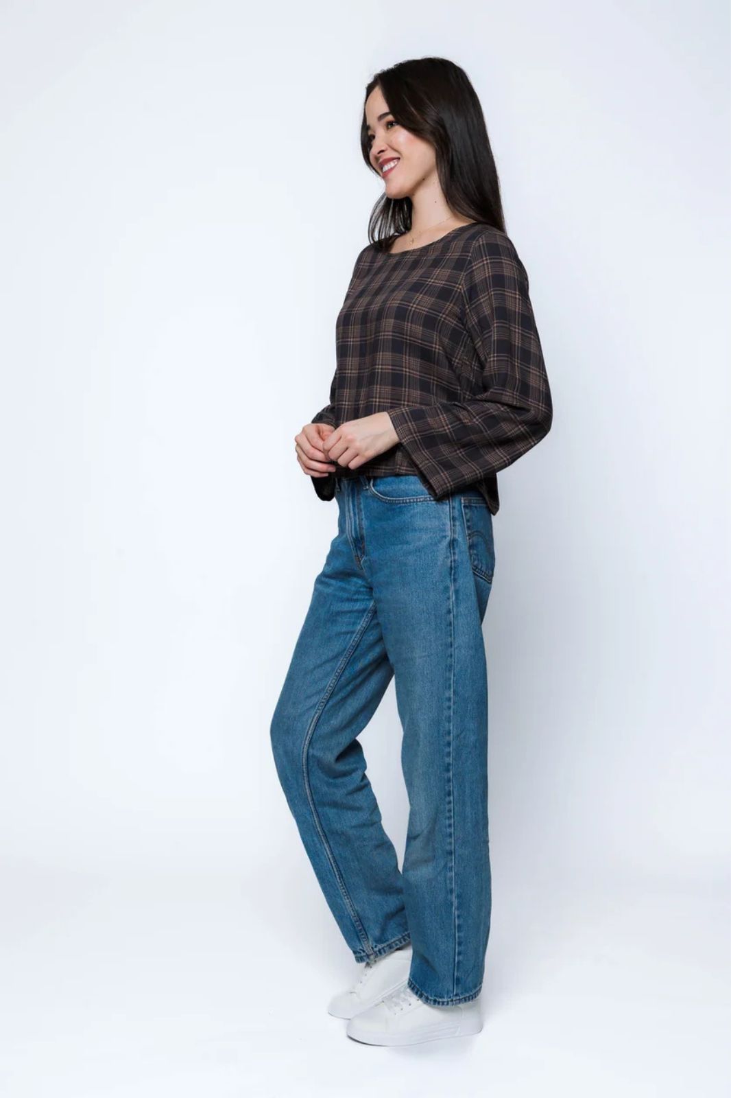 Megan Woven Tee