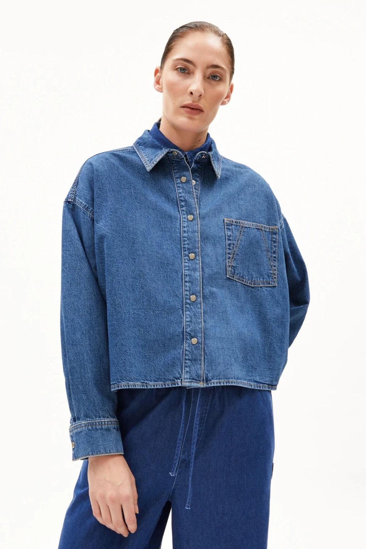 Nalaani Denim Blouse