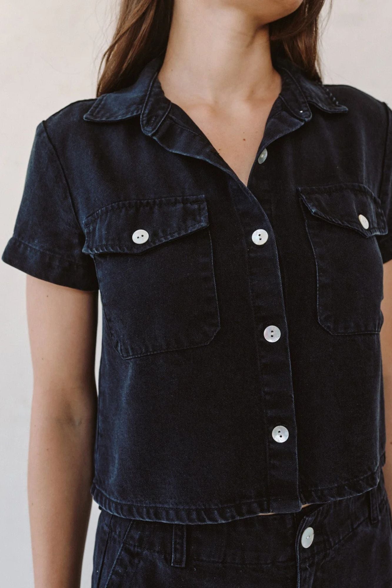 Short Sleeve Flap Pocket Shirt