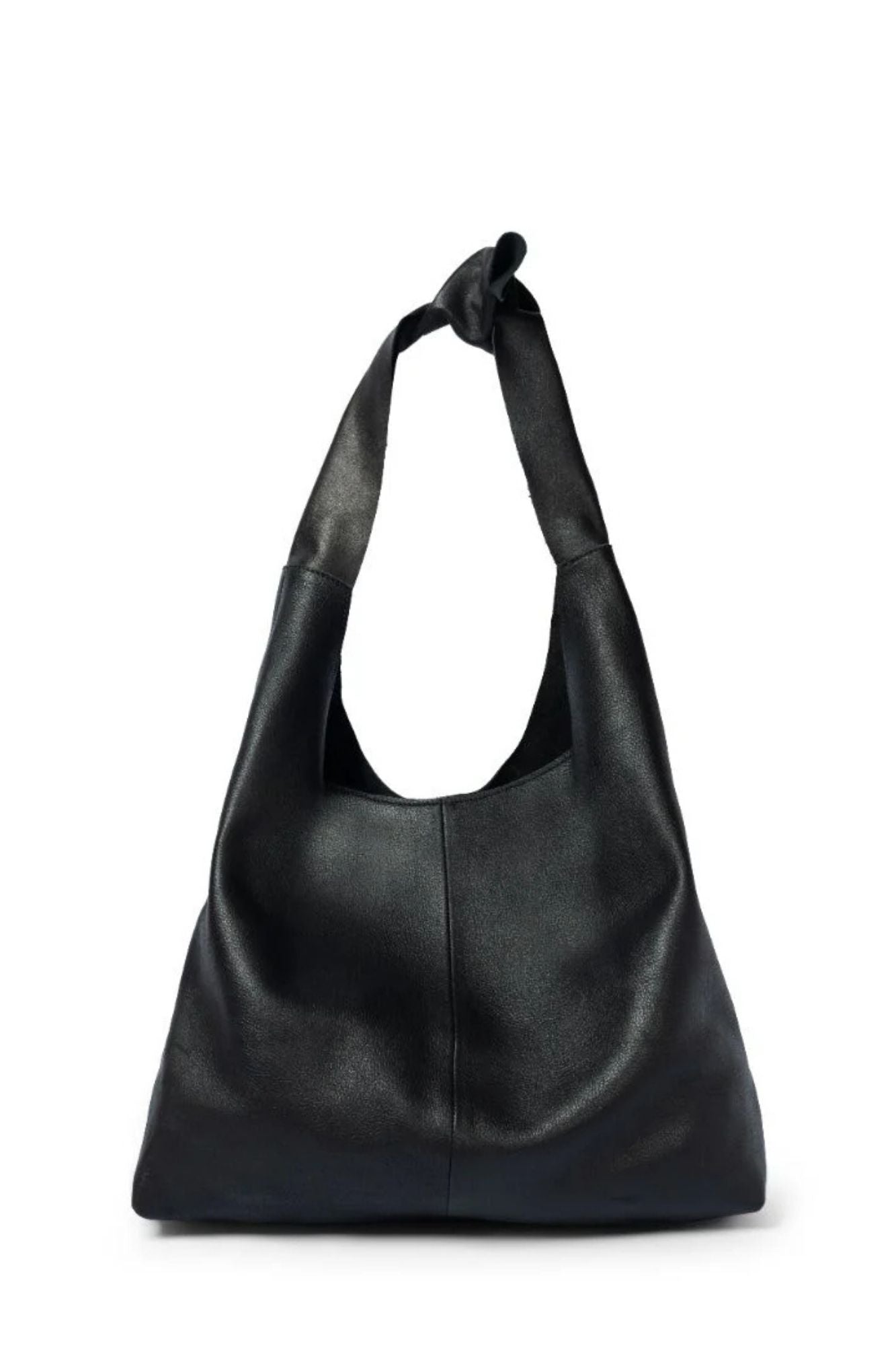 Knot Leather Shoulder Bag