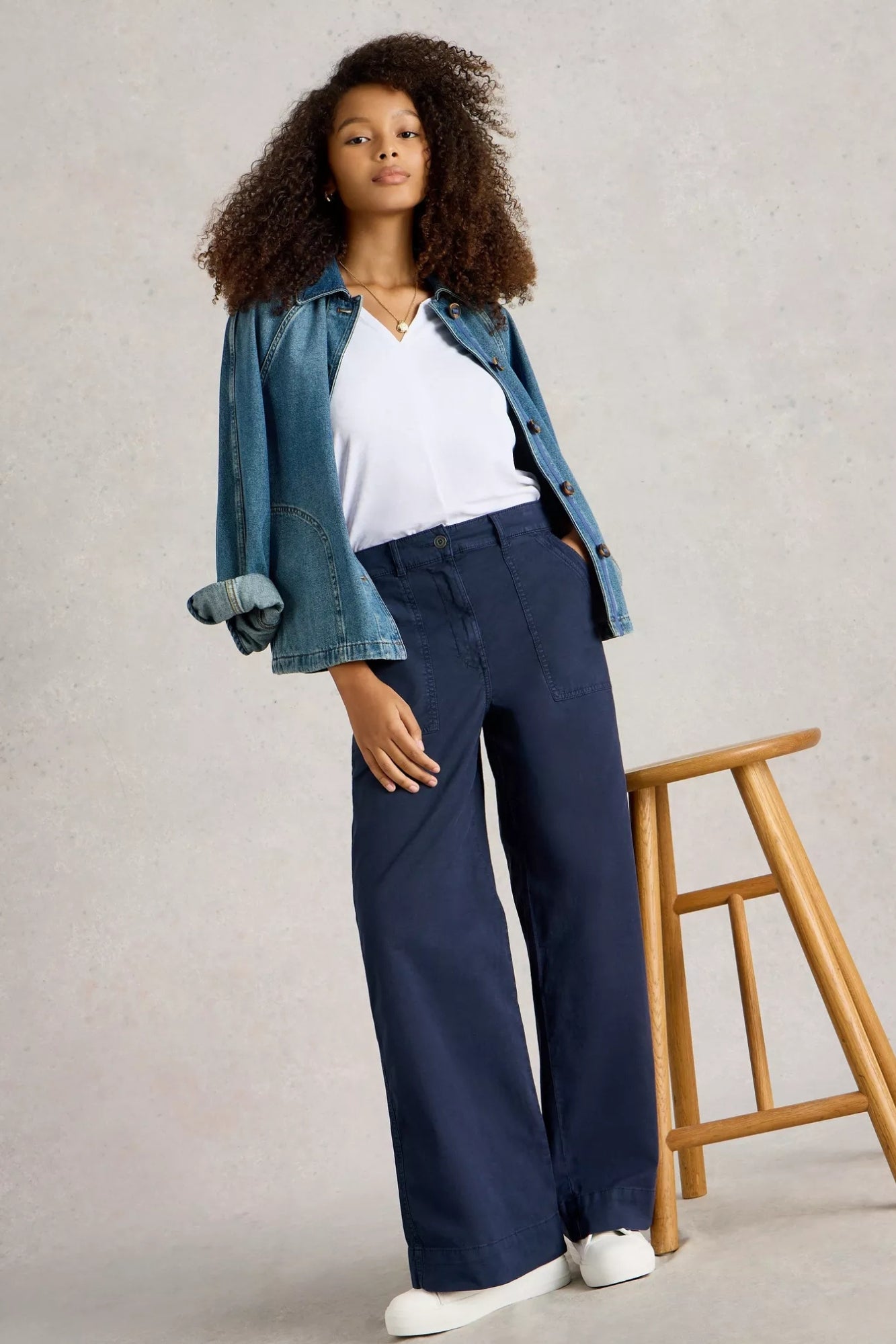 Twister Chino Wide Leg Trouser