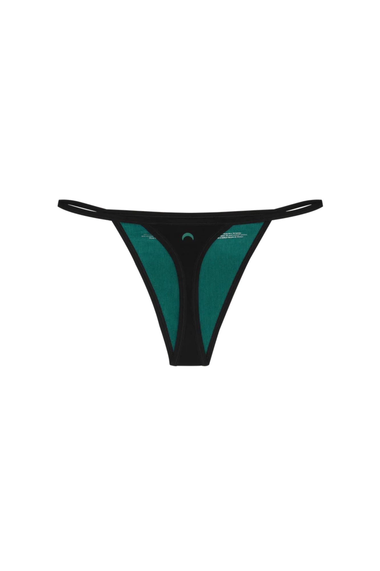 String Thong Mineral Undies | Black