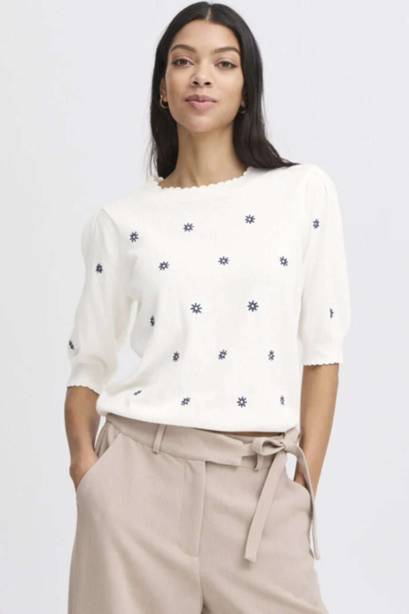 Ottoline Short Sleeve Sweater