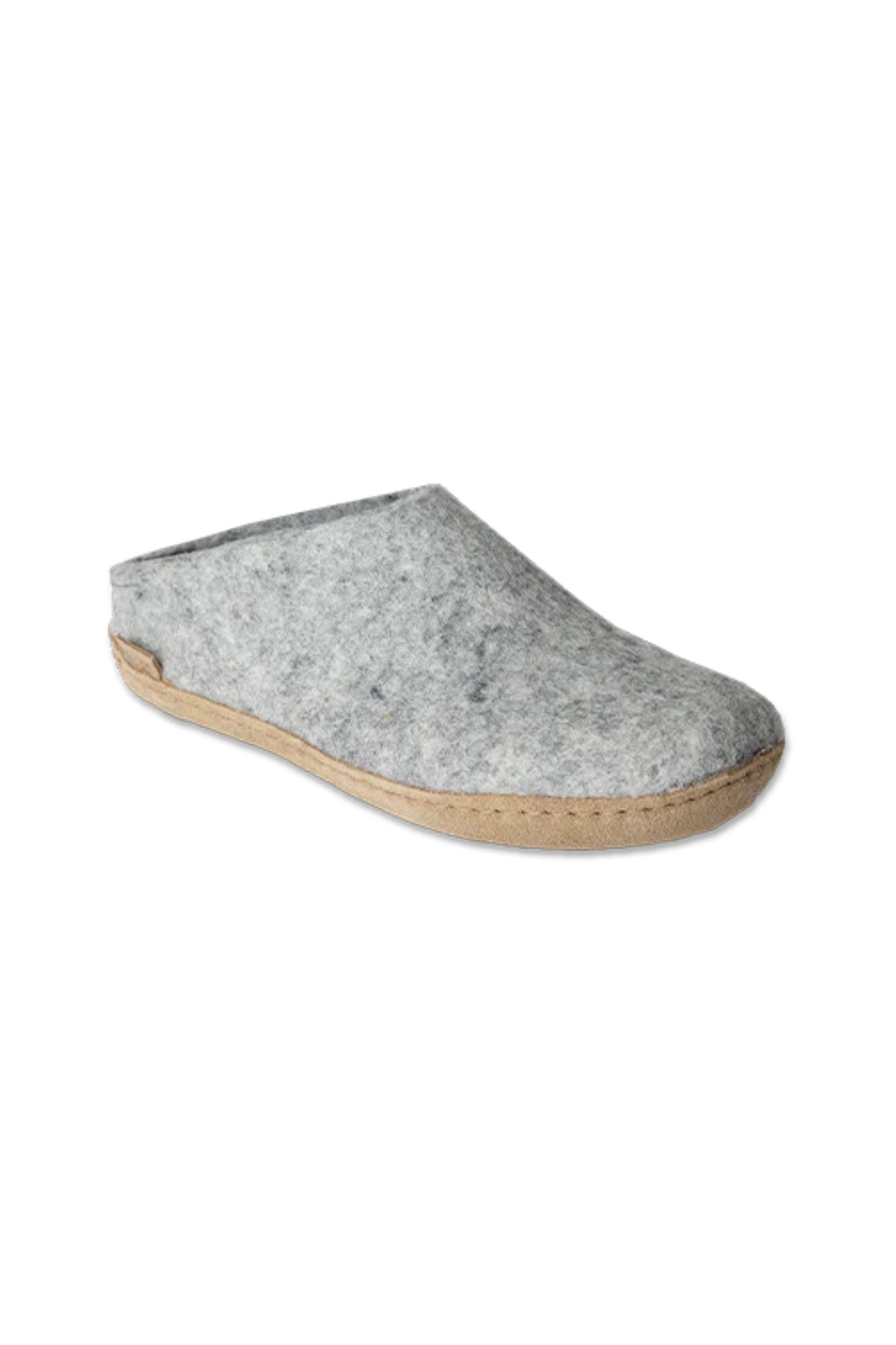 Slip-On | Leather Sole Grey