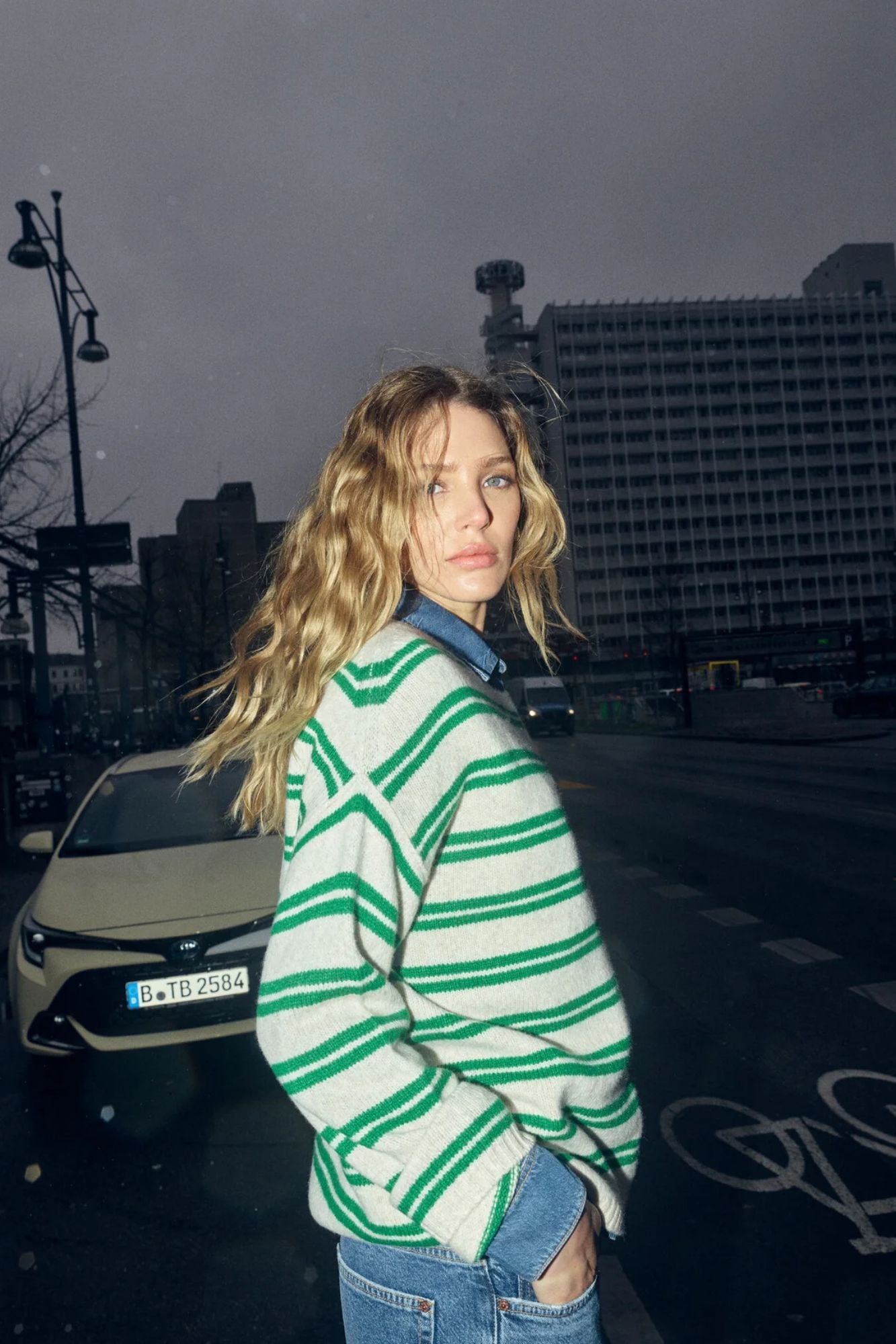 Khai Two Stripe Knit